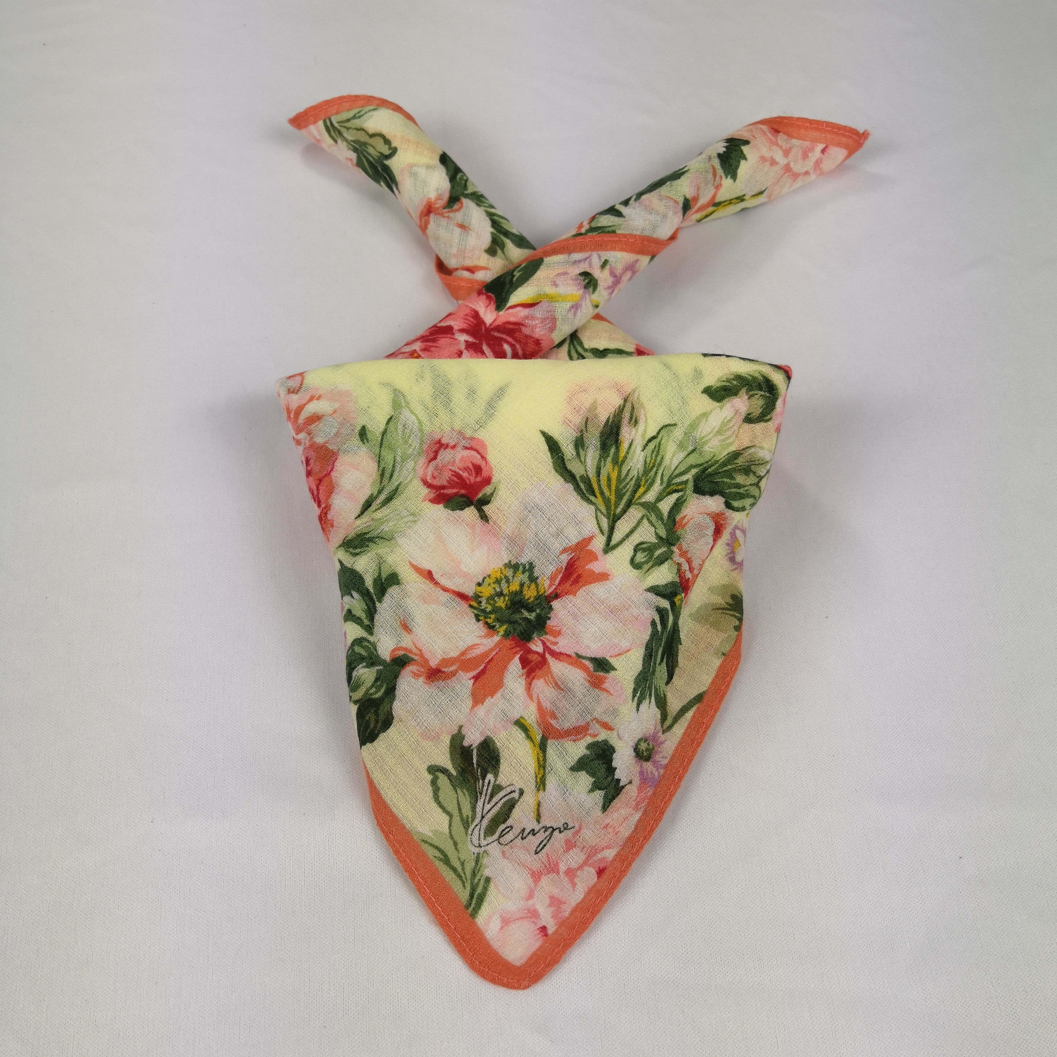 Kenzo Vintage Kenzo Bandana Handkerchief Neckerchief Size ONE SIZE - 1 Thumbnail