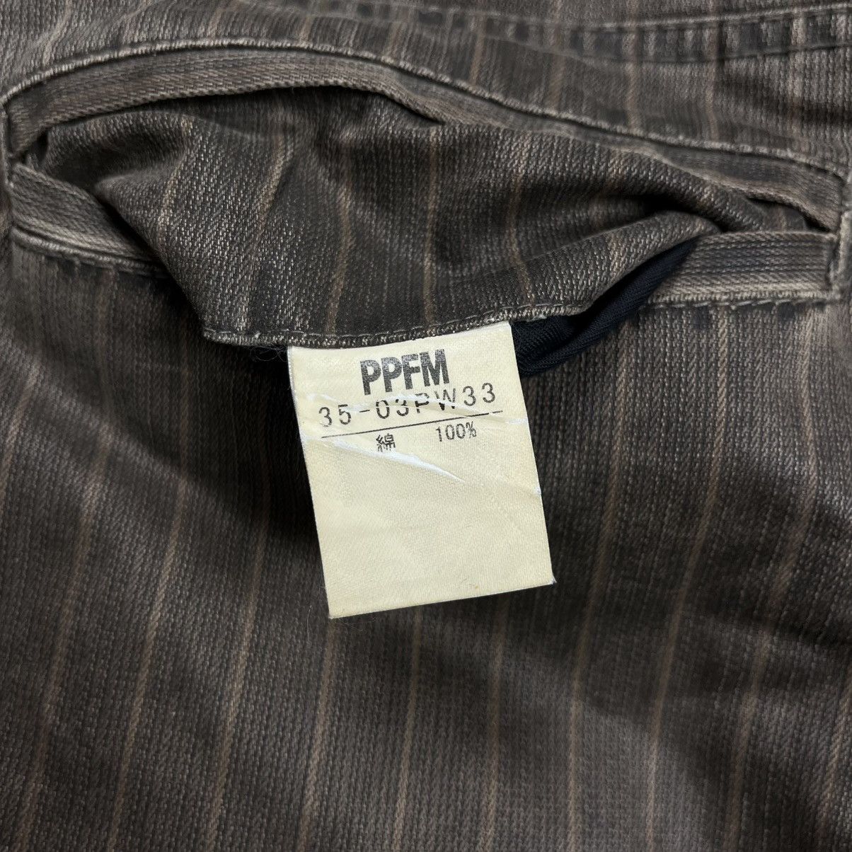 PPFM PPFM pinstriped tactical cargo pants Size US 31 - 9 Thumbnail