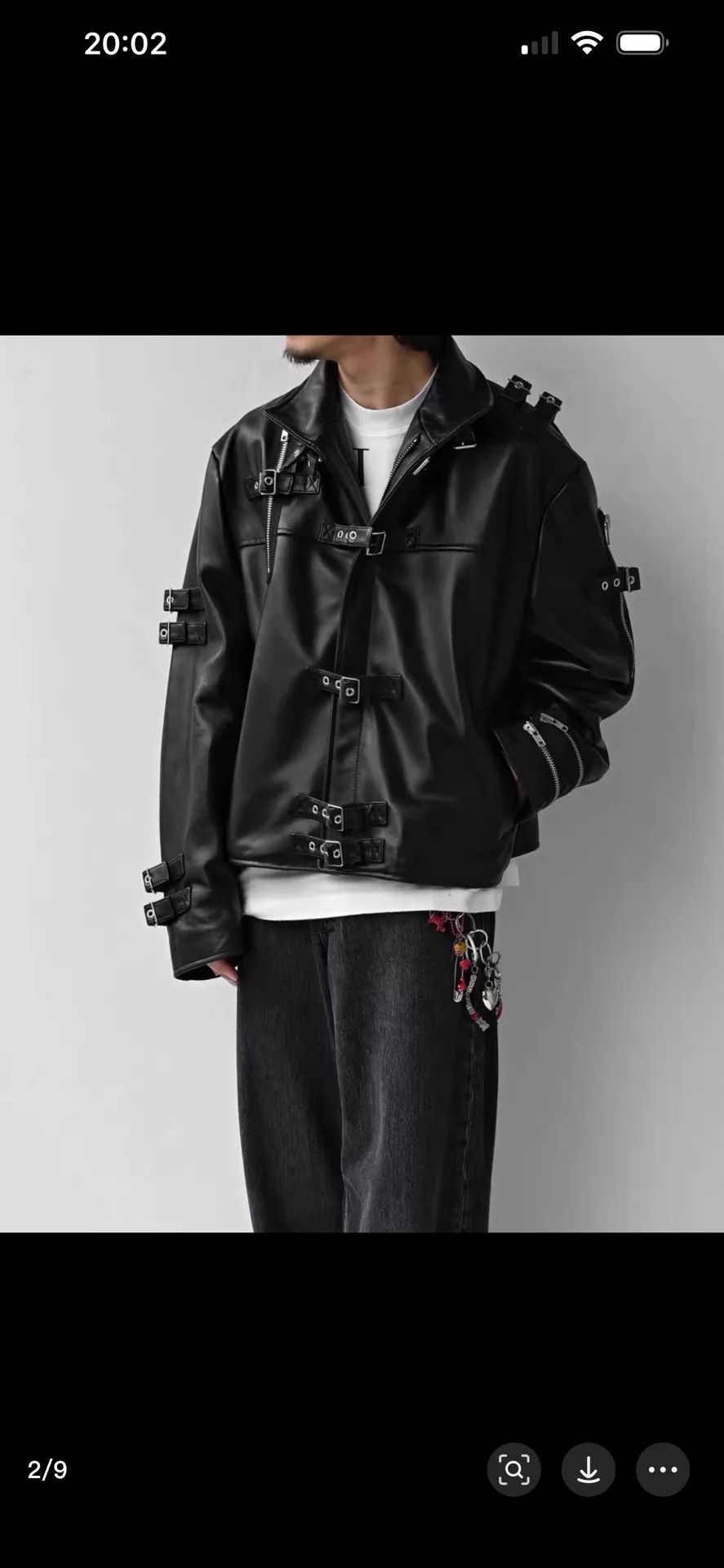Doublet Doublet25AW Buckle Overload Sheepskin Leather Jacket Black M Size US M / EU 48-50 / 2 - 4 Thumbnail