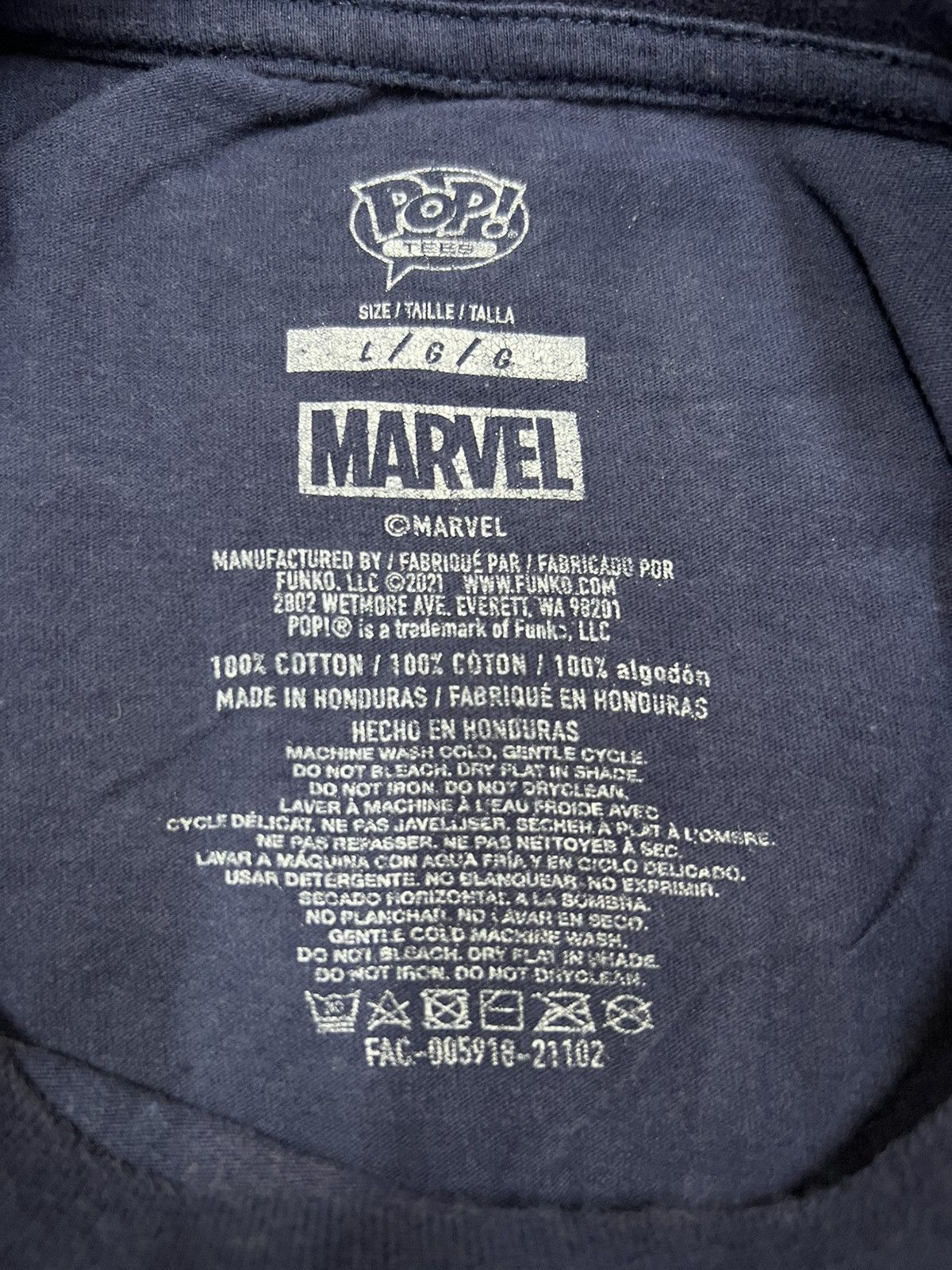 Cartoon Network Funko Marvel Collector Corps Captain America T-shirt Size US L / EU 52-54 / 3 - 4 Thumbnail
