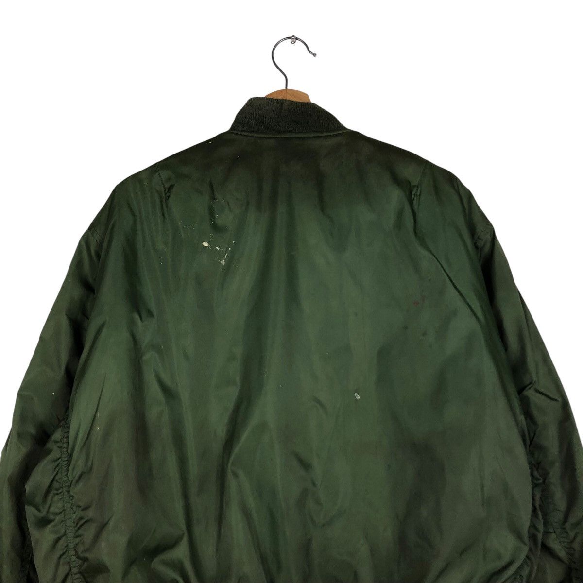 Japanese Brand 📌Vintage Fly Bomber Jacket Biker Military Collections Size US L / EU 52-54 / 3 - 10 Thumbnail