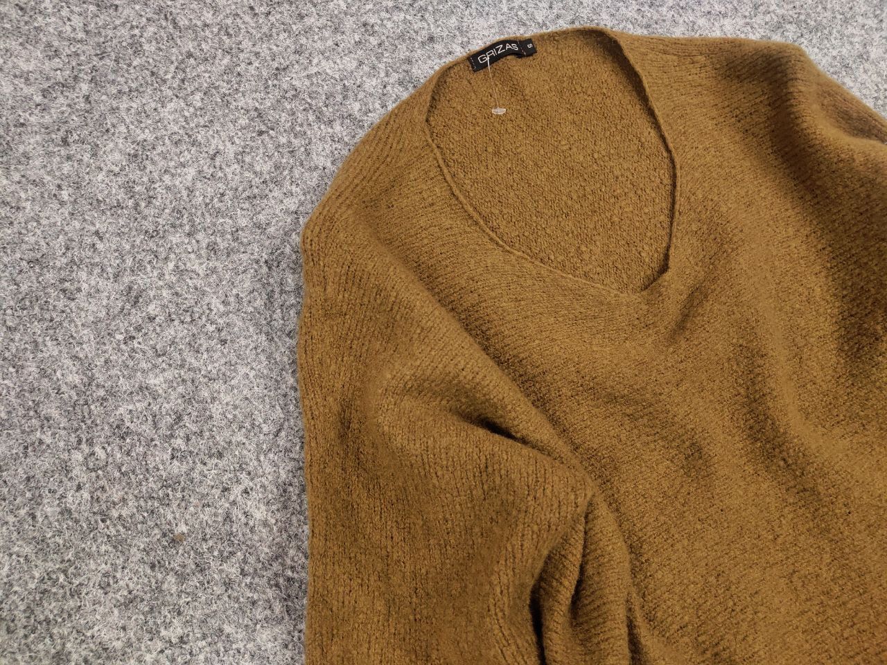 Japanese Brand Grizas Design Light Wool Blend Fowers yellow tint Sweater Size XS / US 0-2 / IT 36-38 - 7 Thumbnail