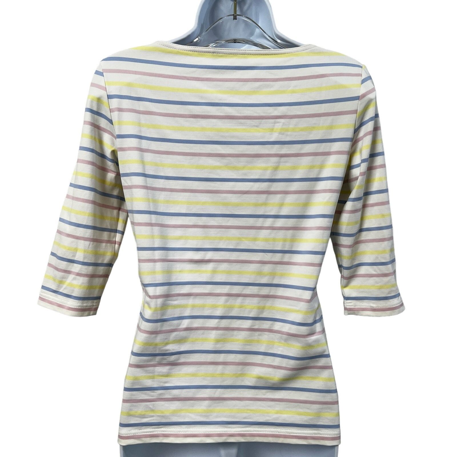 Saint James Saint James Breton Striped 3/4 Sleeve Garde-Cote Tee/6 Size M / US 6-8 / IT 42-44 - 2 Thumbnail
