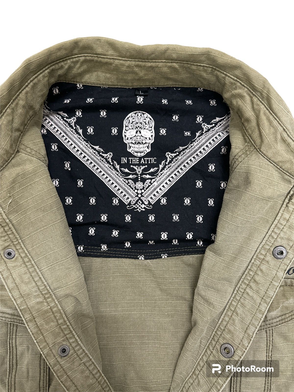 In The Attic × Japanese Brand 🔥Japanense In The Artic Beyond Denim Button Up Outwear🔥 Size US L / EU 52-54 / 3 - 5 Thumbnail