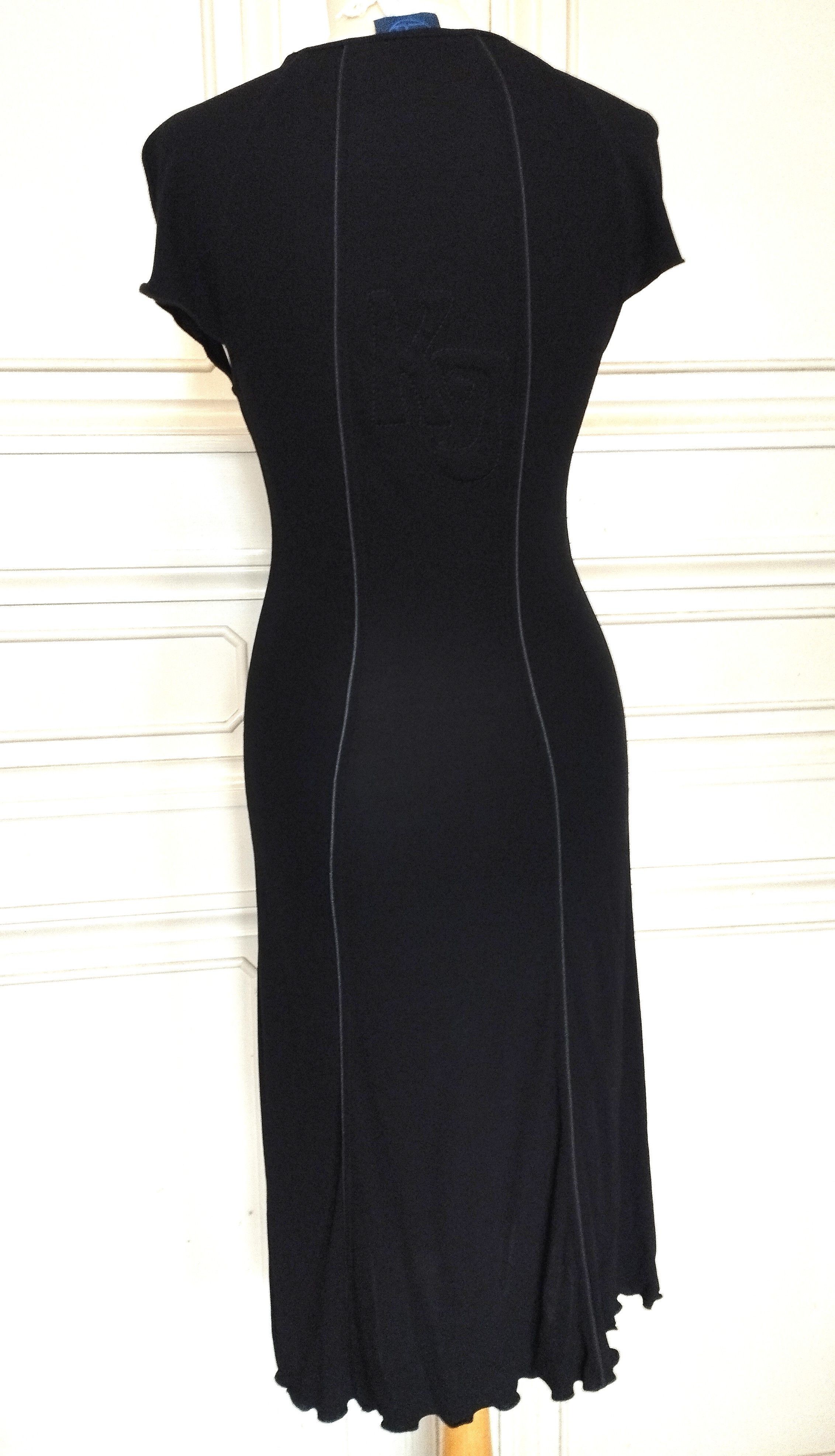 Kenzo Kenzo Robe Soirée Souple Sigle Dos Relief TS Size S / US 4 / IT 40 - 1 Thumbnail