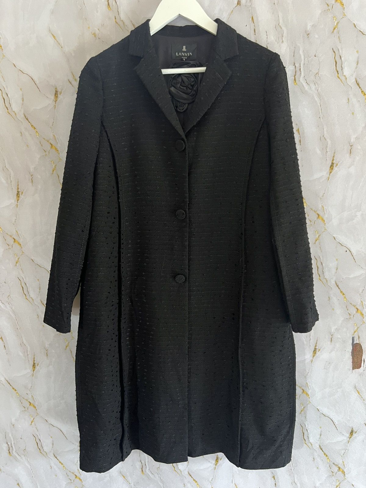 Lanvin LANVIN NOIR CLOAK LONG JACKET Size US M / EU 48-50 / 2 - 1 Thumbnail