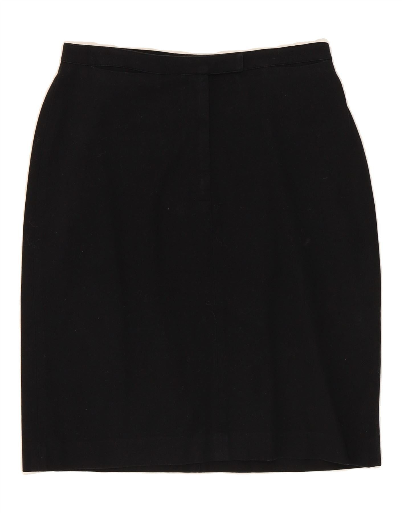 Ralph Lauren Womens Pencil Skirt US 6 Medium W28 Black Cotton Size 26" / US 2 / IT 38 - 1 Thumbnail