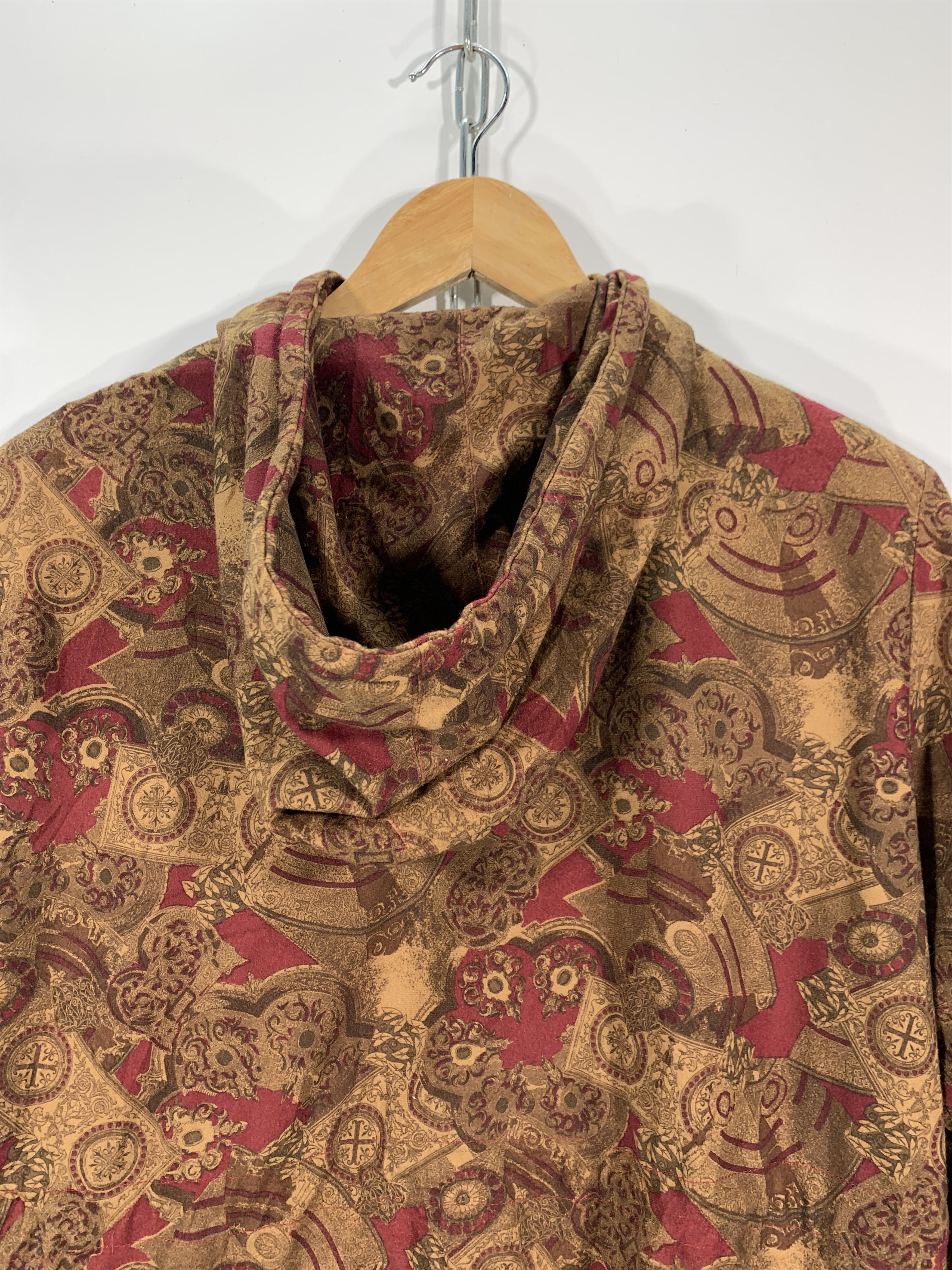 Japanese Brand × Vintage Vintage Overprint Hoodie Jacket Size US M / EU 48-50 / 2 - 8 Thumbnail