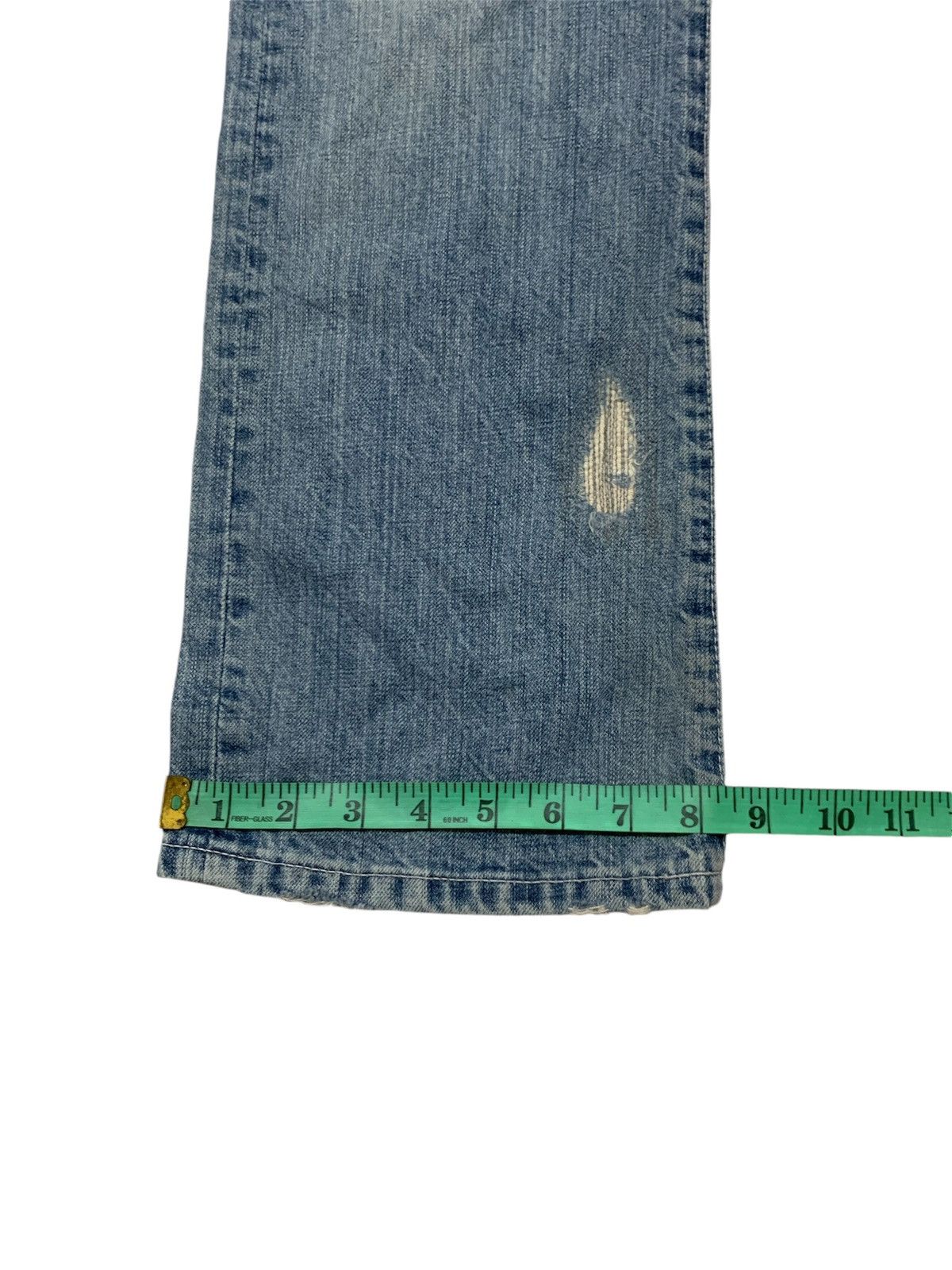 Issey Miyake × Japanese Brand × Tete Homme Tete home distressed straight cut jeans Size US 30 / EU 46 - 9 Thumbnail