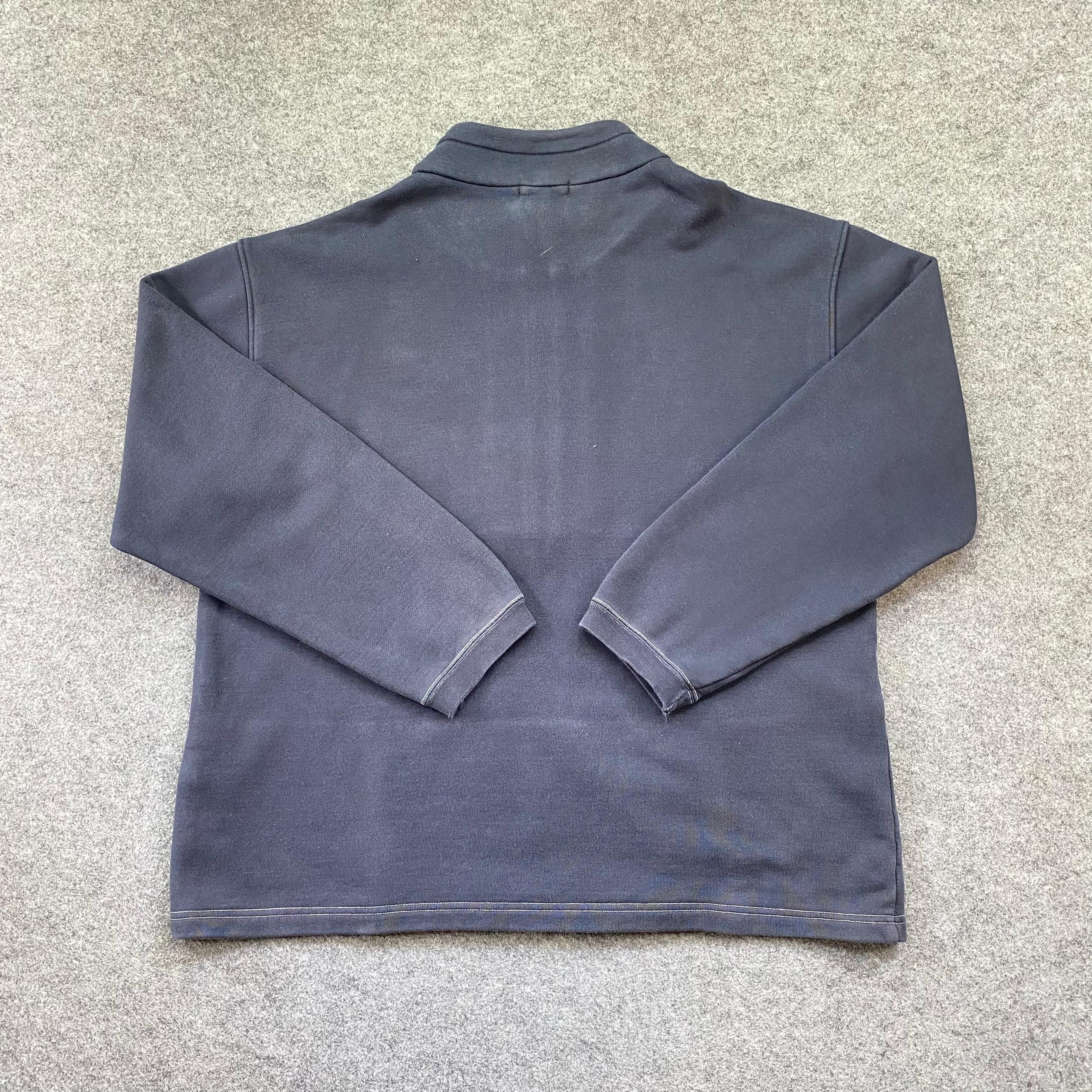 Japanese Brand Vintage Elle Homme Half Zipper Sweatshirt Size US L / EU 52-54 / 3 - 2 Thumbnail