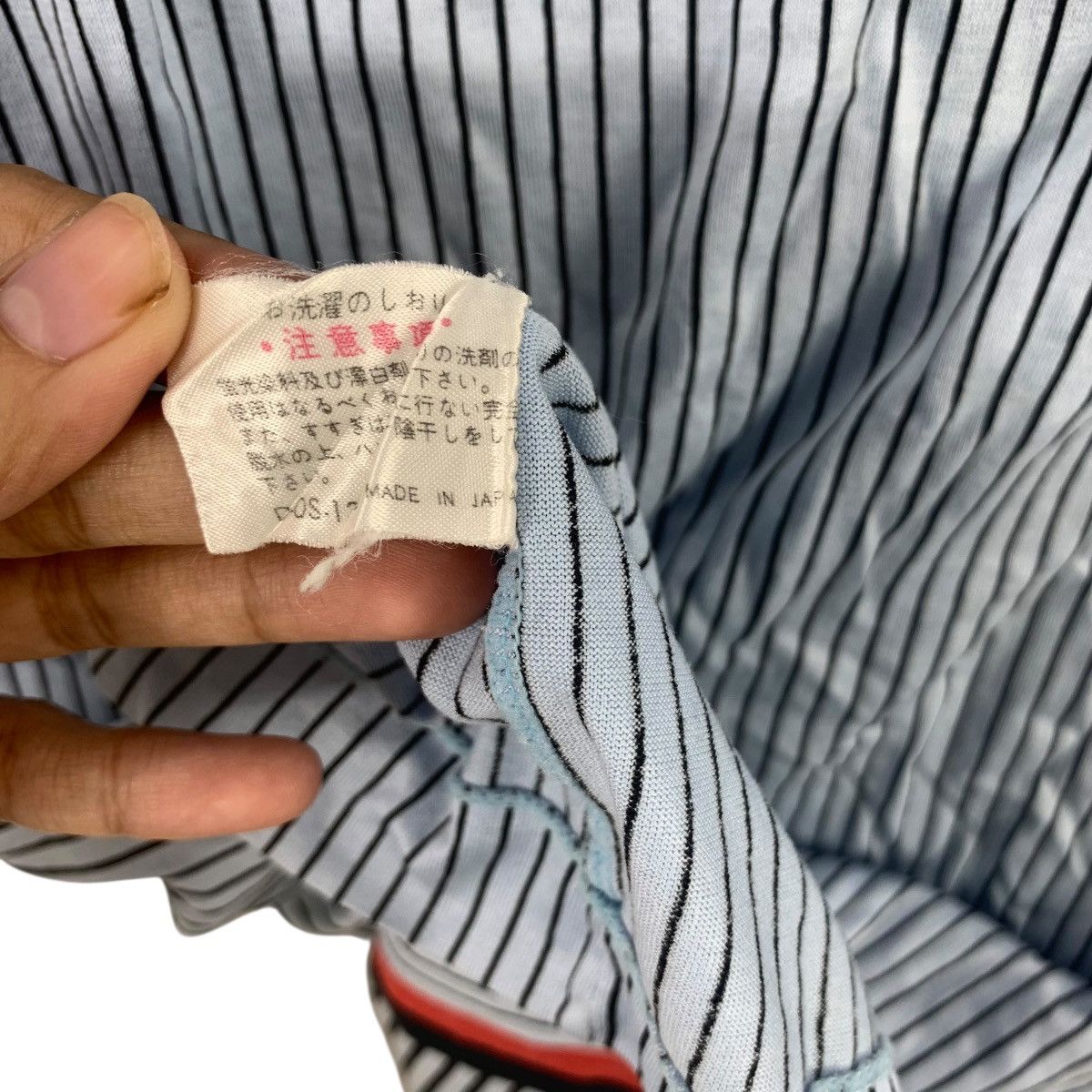 Vintage Vintage 90s T&T JAPAN Men’S Knit Striped Polo Tee Shirt Top Size US L / EU 52-54 / 3 - 9 Thumbnail