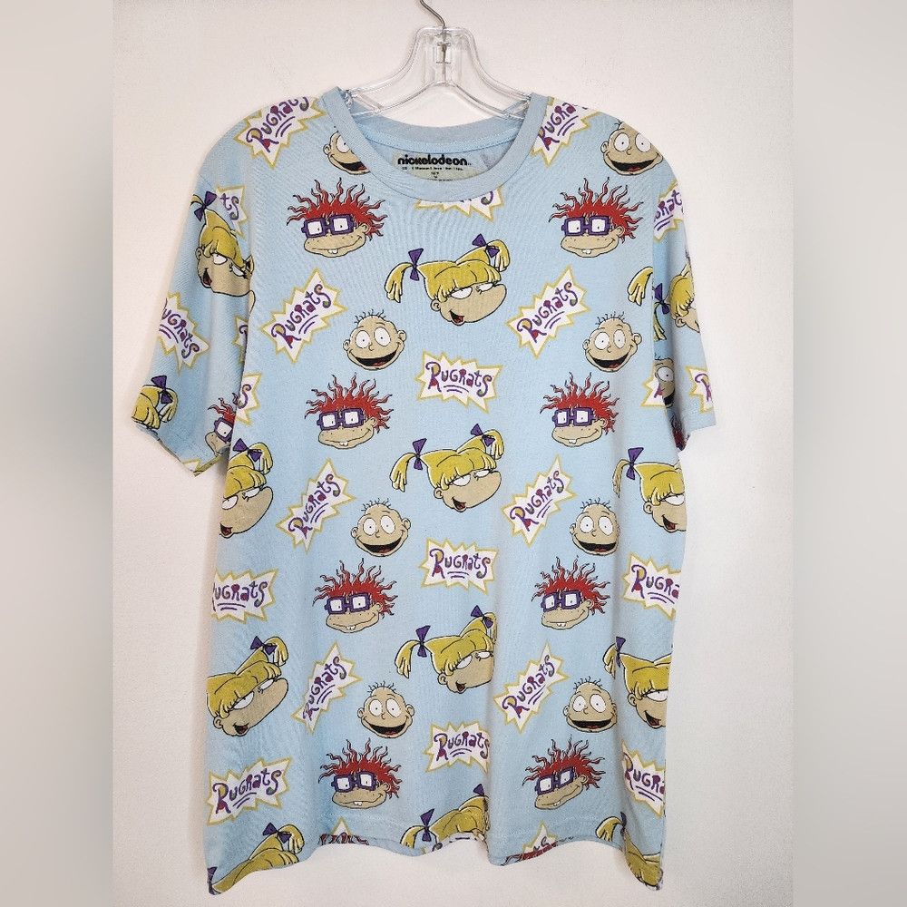 Nickelodeon Nickelodeon Rugrats Light Blue Graphic Character Heads Size US M / EU 48-50 / 2 - 1 Thumbnail
