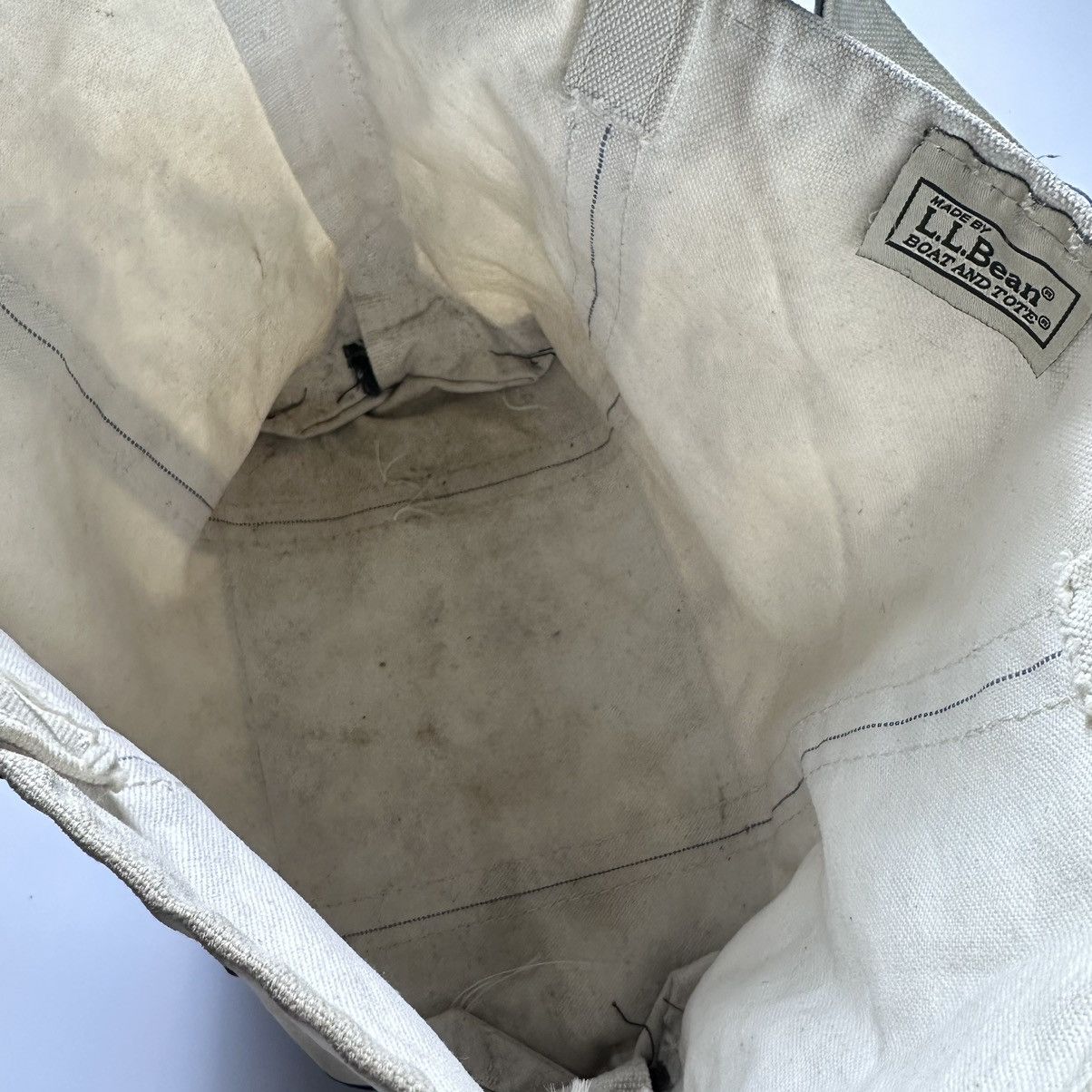 Vintage L.L Bean Boat and Tote Usa Canvas Rare Bag