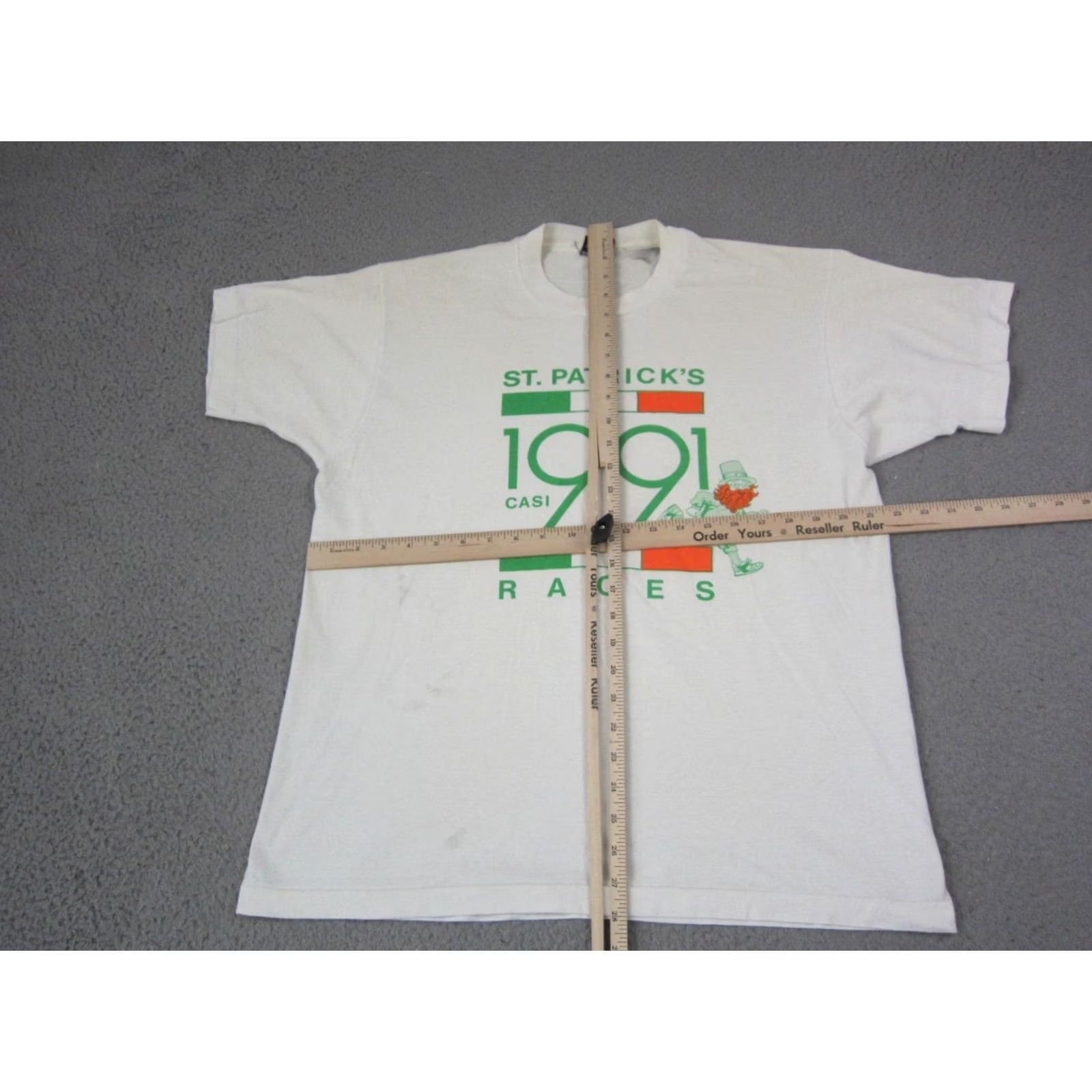 Vintage VINTAGE Shirt XL White Single Stitch USA 90s Mens Size US XL / EU 56 / 4 - 6 Thumbnail