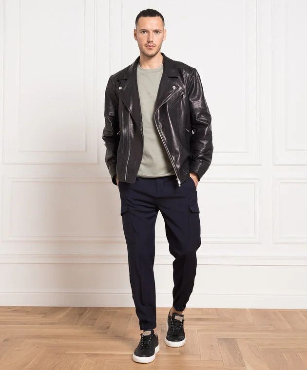 image of Brunello Cucinelli O1W1Db10524 Jacket In Black, Men's (Size Large)
