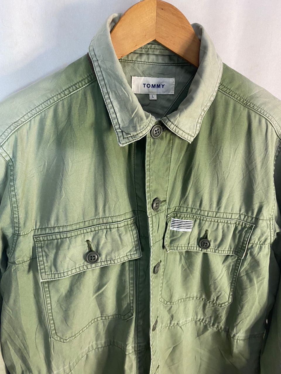 Other × Tommy Jeans Tommy button up jacket army fashion Size US M / EU 48-50 / 2 - 4 Thumbnail