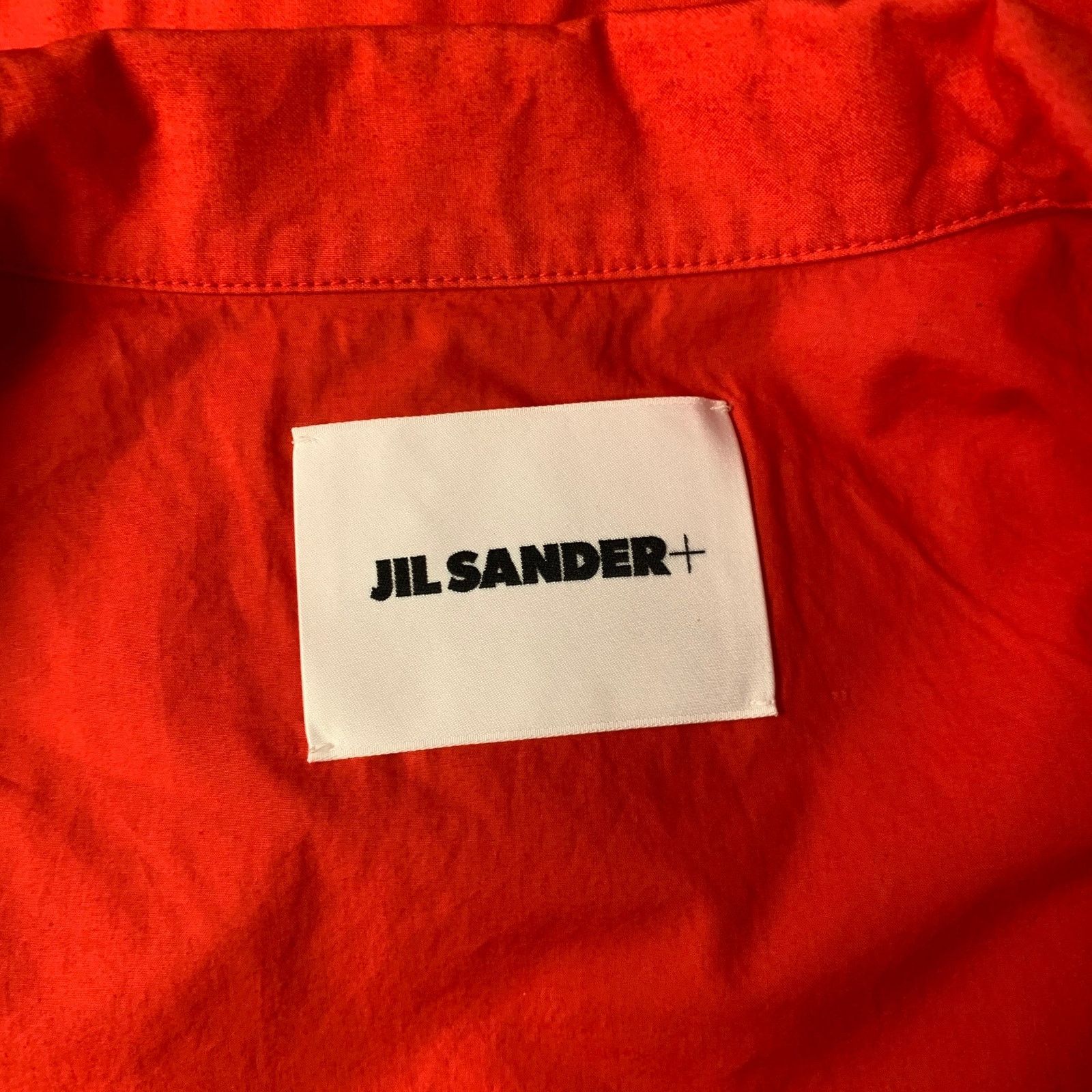 Jil Sander JIL SANDER Size L Red Cotton Camp Short Sleeve Shirt Size US L / EU 52-54 / 3 - 5 Thumbnail
