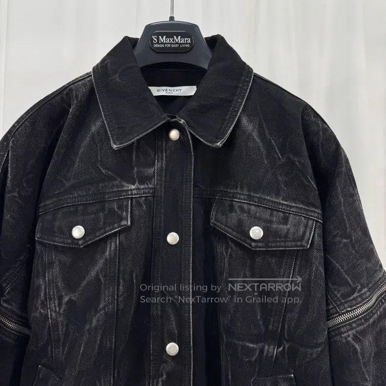 Givenchy Givenchy Washed tie-dye zip-up denim jacket Size US M / EU 48-50 / 2 - 3 Thumbnail