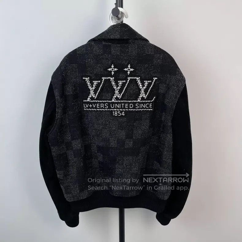 Louis Vuitton Louis Vuitton Rhinestone pearl checkerboard jute leather s Size US S / EU 44-46 / 1 - 2 Thumbnail