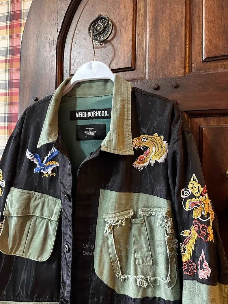 Neighborhood Neighborhood Tattoo Embroidered Jacket Size US L / EU 52-54 / 3 - 2 Thumbnail