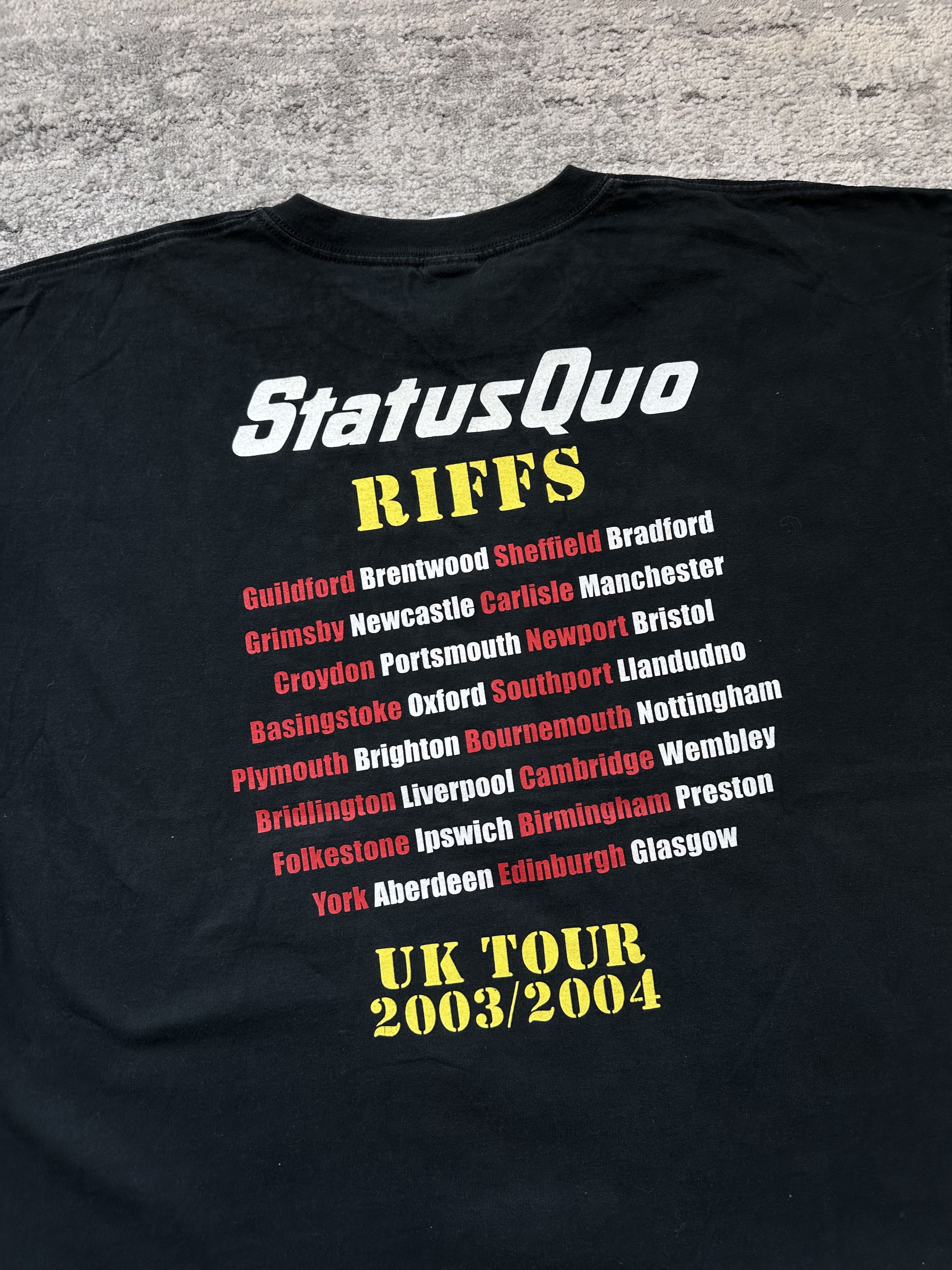 Band Tees Status Quo vintage t shirt Size US XXL / EU 58 / 5 - 5 Thumbnail