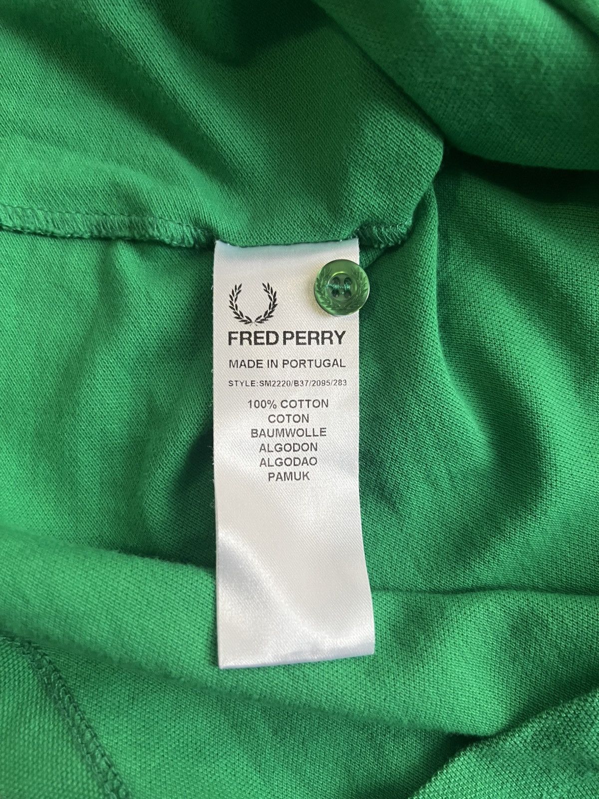 Fred Perry × Raf Simons Raf Simons x Fred Perry Green Polo Shirt Size US S / EU 44-46 / 1 - 5 Thumbnail