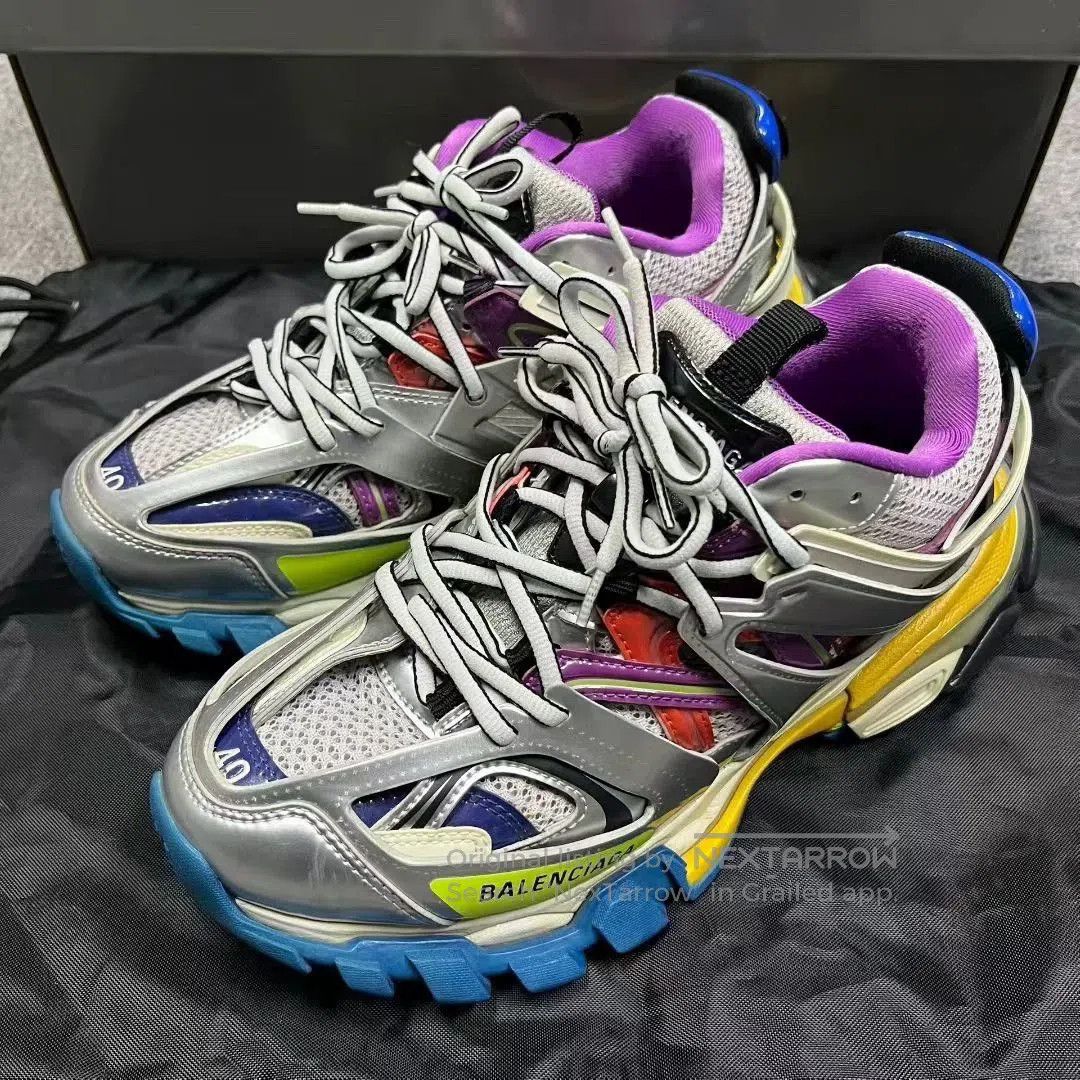 Balenciaga balenciaga colorful track low-top dad shoes. Size US 8.5 / EU 41-42 - 2 Thumbnail