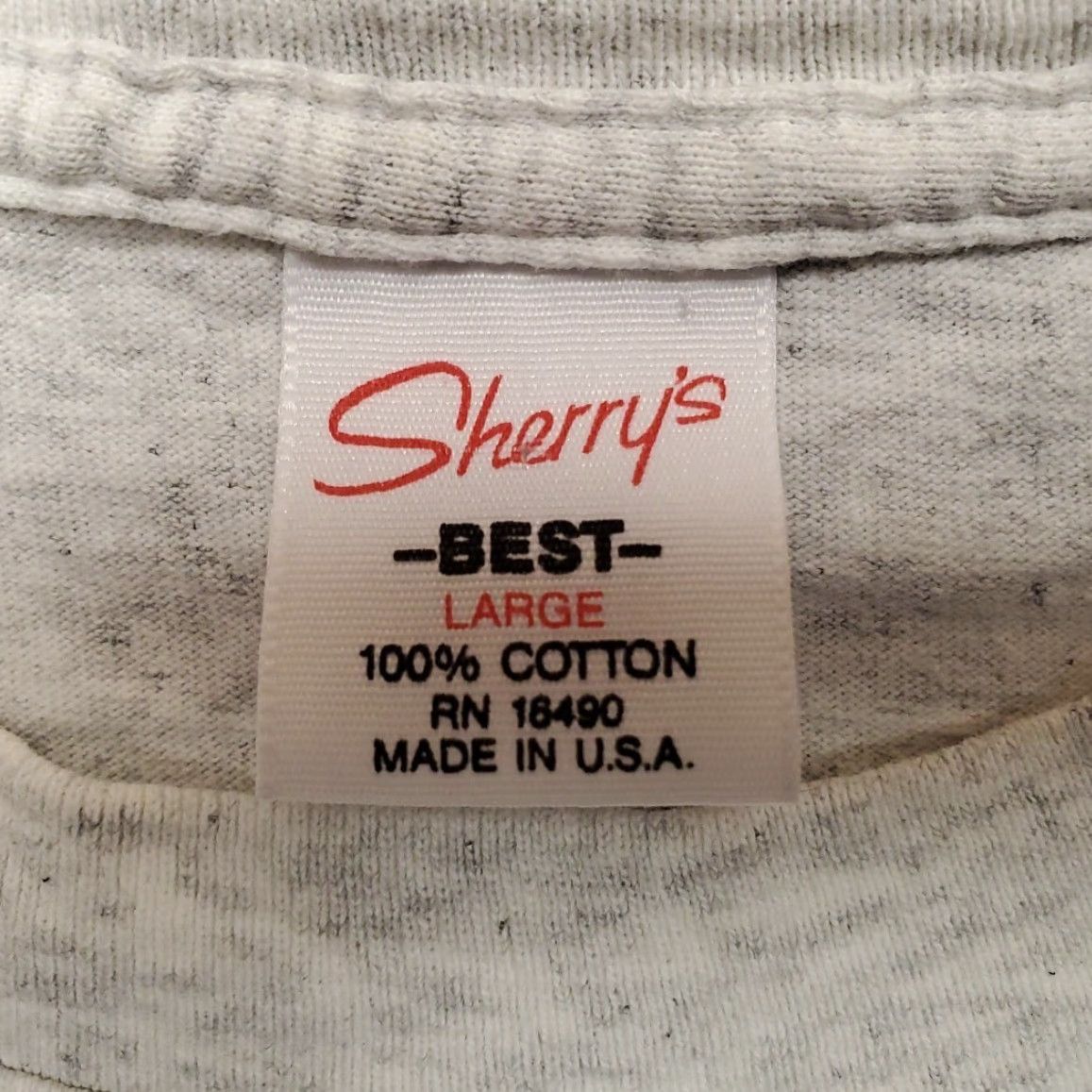 Disney VTG Disney Shirt Men L Gray Mickey Mouse One 1 California Sherrys Made in USA TEE Size US L / EU 52-54 / 3 - 3 Thumbnail