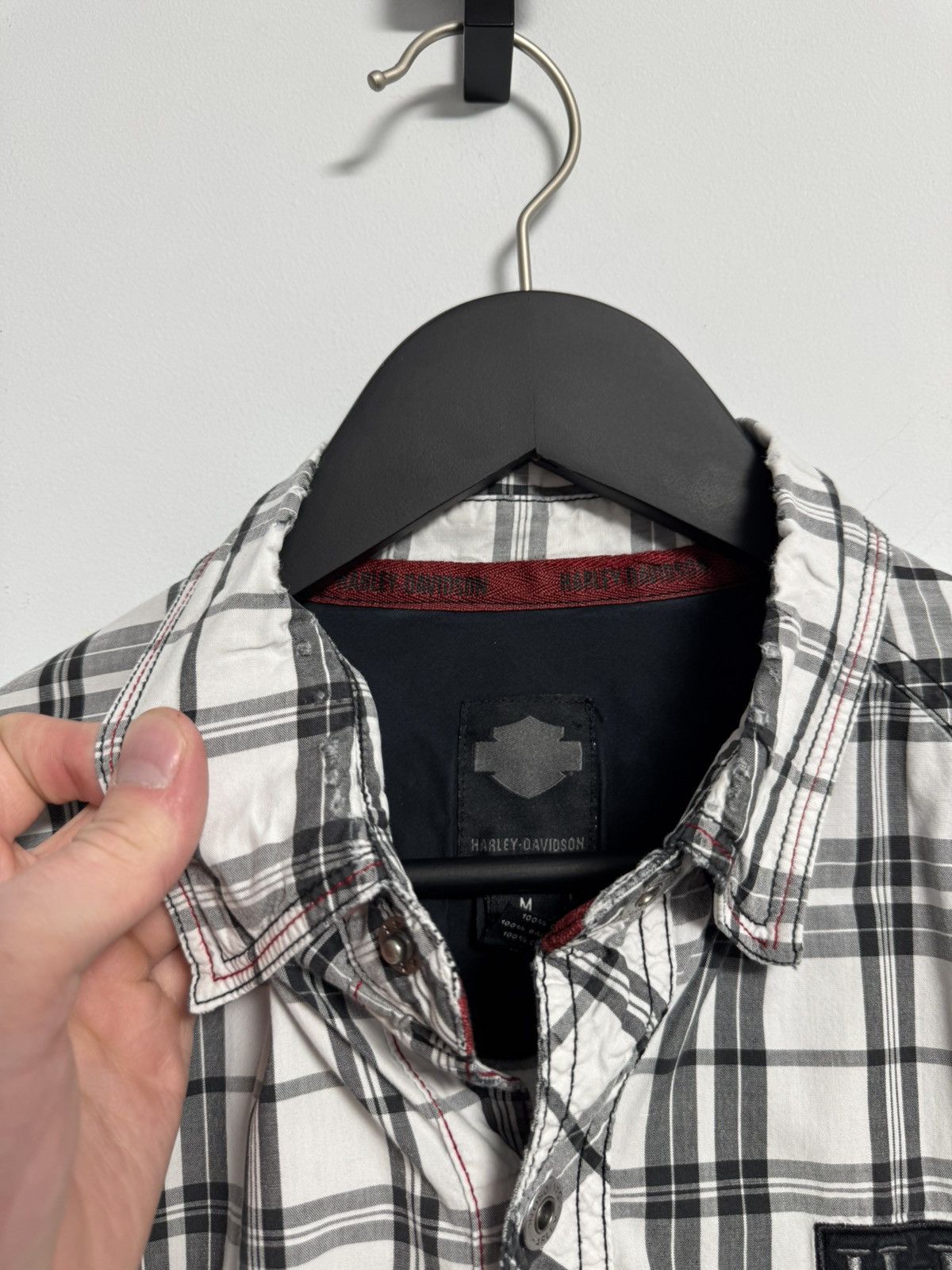 Harley Davidson Harley Davidson Y2K style Hype Button Up Shirt Size US M / EU 48-50 / 2 - 16 Thumbnail