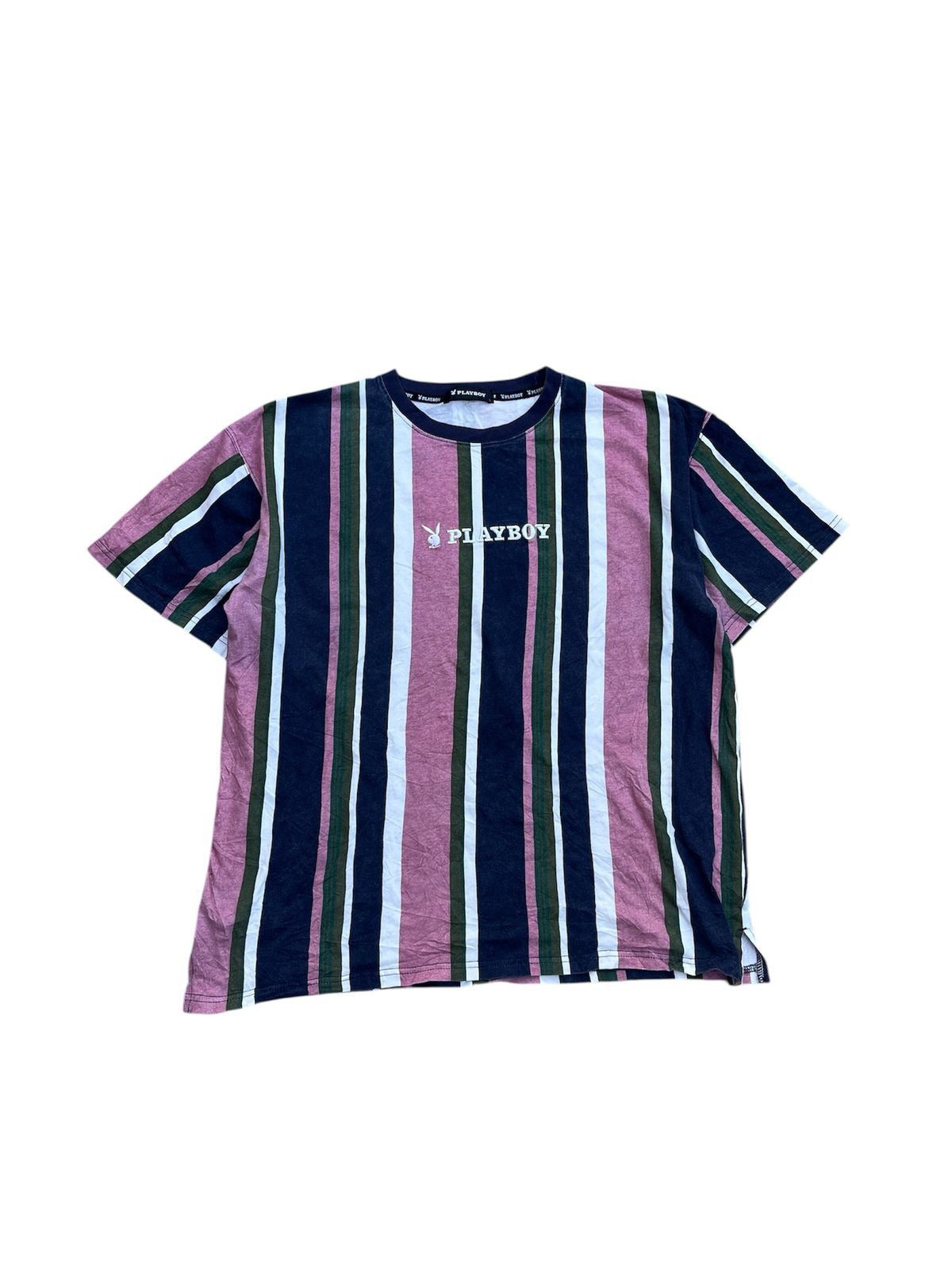 Playboy × Vintage Vintage Playboy Stripe ShirtLeeve Size US L / EU 52-54 / 3 - 1 Thumbnail