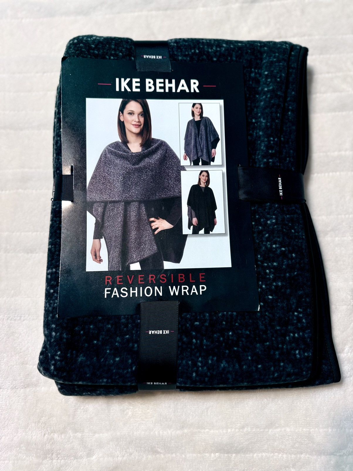 Ike Behar Ike Behar Reversible Fashion Wrap Cape Shawl – One Size NWT Size ONE SIZE - 1 Thumbnail