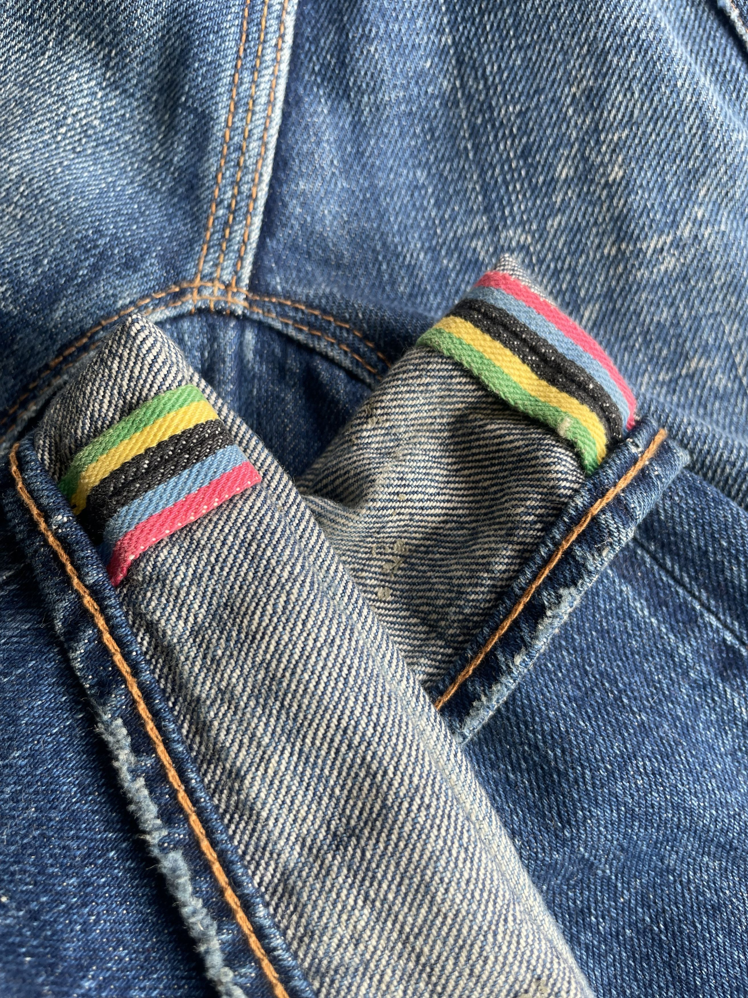 R.Newbold Japan R.Newbold Rainbow Selvedge Denim Size US 36 / EU 52 - 12 Thumbnail