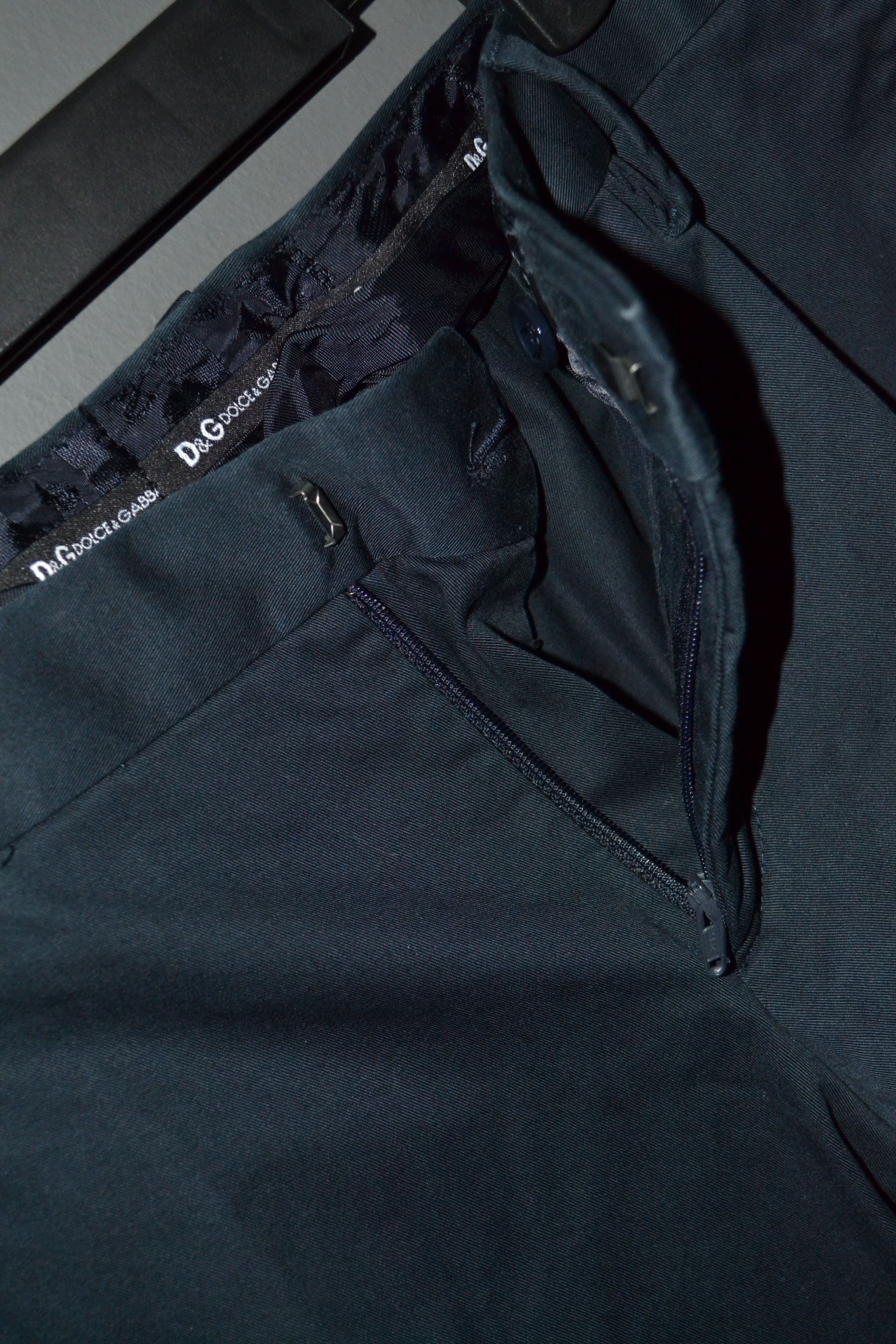 Dolce & Gabbana Dolce & Gabbana 1 Button Cotton Dark blue Suit Men's 54 Size US L / EU 52-54 / 3 - 18 Thumbnail
