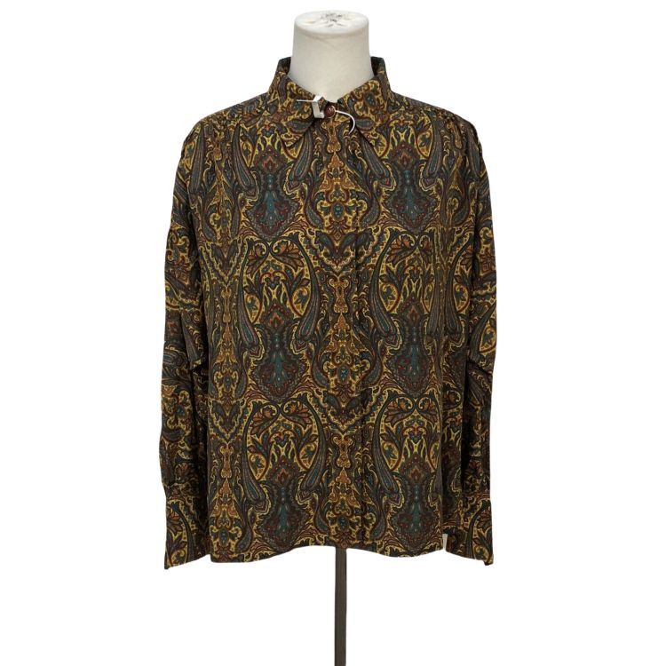 Saint Laurent Paris Saint Laurent Paisley Button Up Shirt Size M Size M / US 6-8 / IT 42-44 - 1 Thumbnail