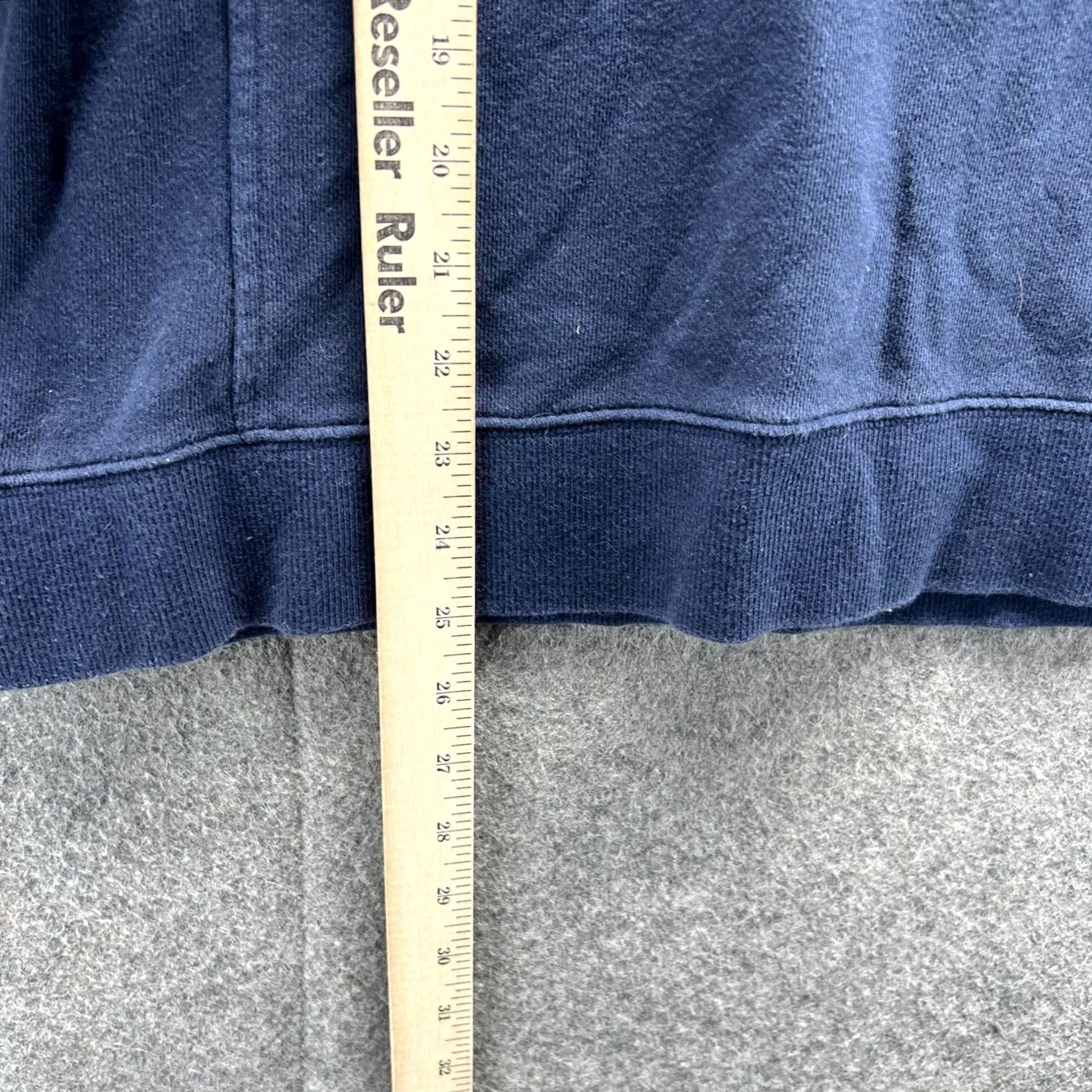 Vineyard Vines VINTAGE Vineyard Vines Sweater Womens XL Blue 1/4 Zip Mock Neck Pullover Shirt Size XL / US 12-14 / IT 48-50 - 4 Thumbnail