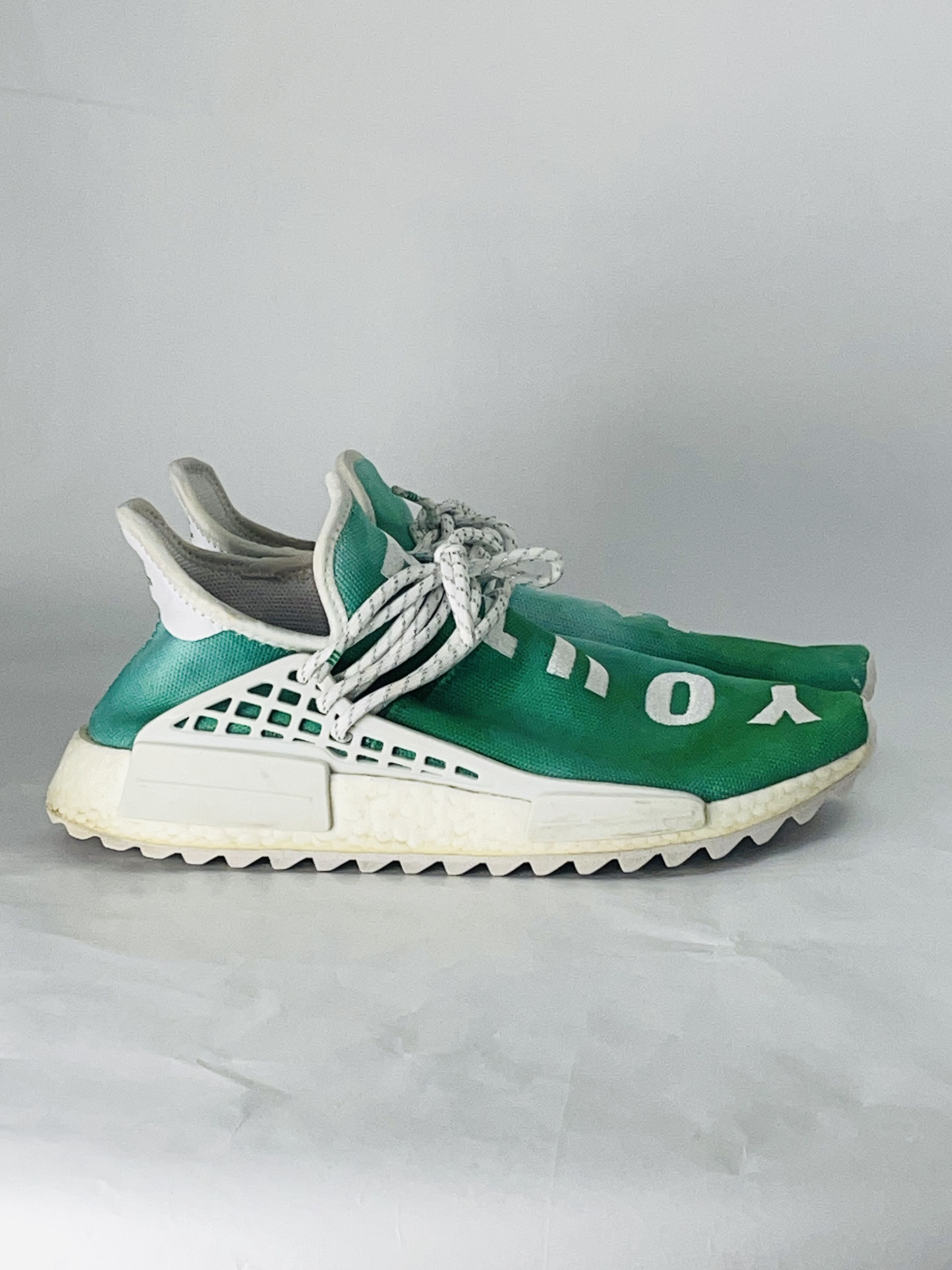 Adidas × Pharrell Adidas x Pharrell Williams NMD Hu "Green" – Größe 9.5 US Size US 9.5 / EU 42-43 - 7 Thumbnail