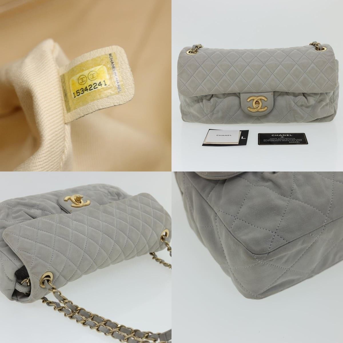 Chanel Chanel Lamb Skin Matelasse Double Chain Shoulder Bag Size ONE SIZE - 5 Thumbnail
