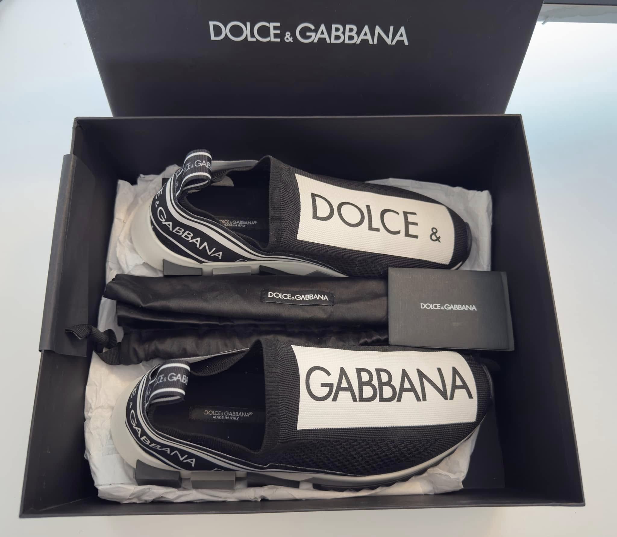 Dolce & Gabbana Black Sorrento sneakers from Dolce&Gabbana 41.5 Size US 8.5 / EU 41-42 - 1 Thumbnail