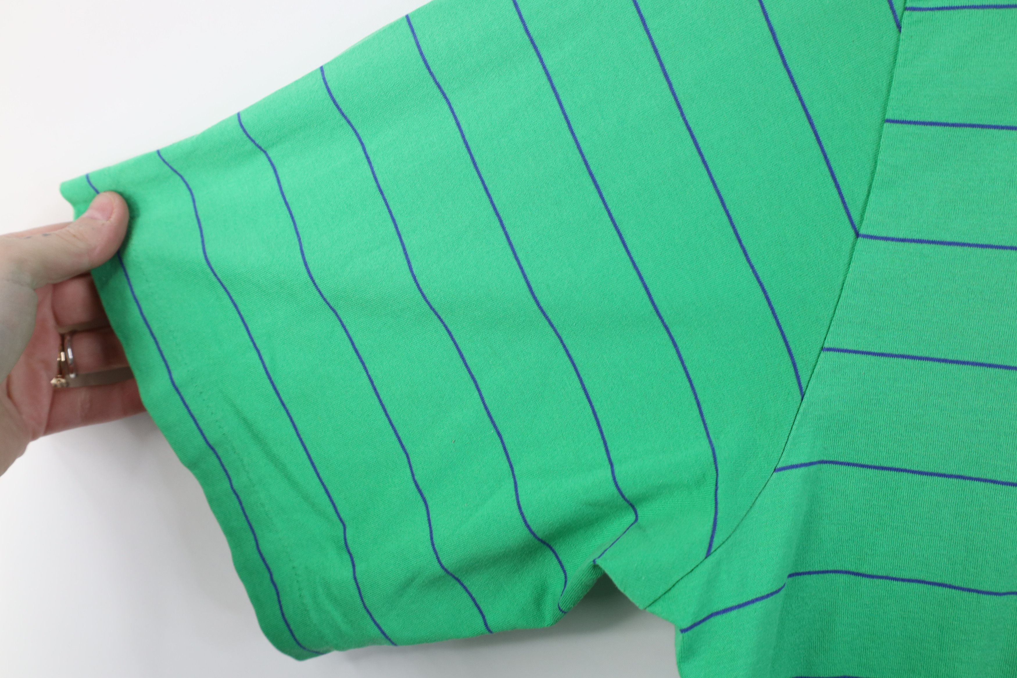 Ralph Lauren Vintage Polo Golf Ralph Lauren Striped Golfing Polo Green Size US XL / EU 56 / 4 - 11 Thumbnail