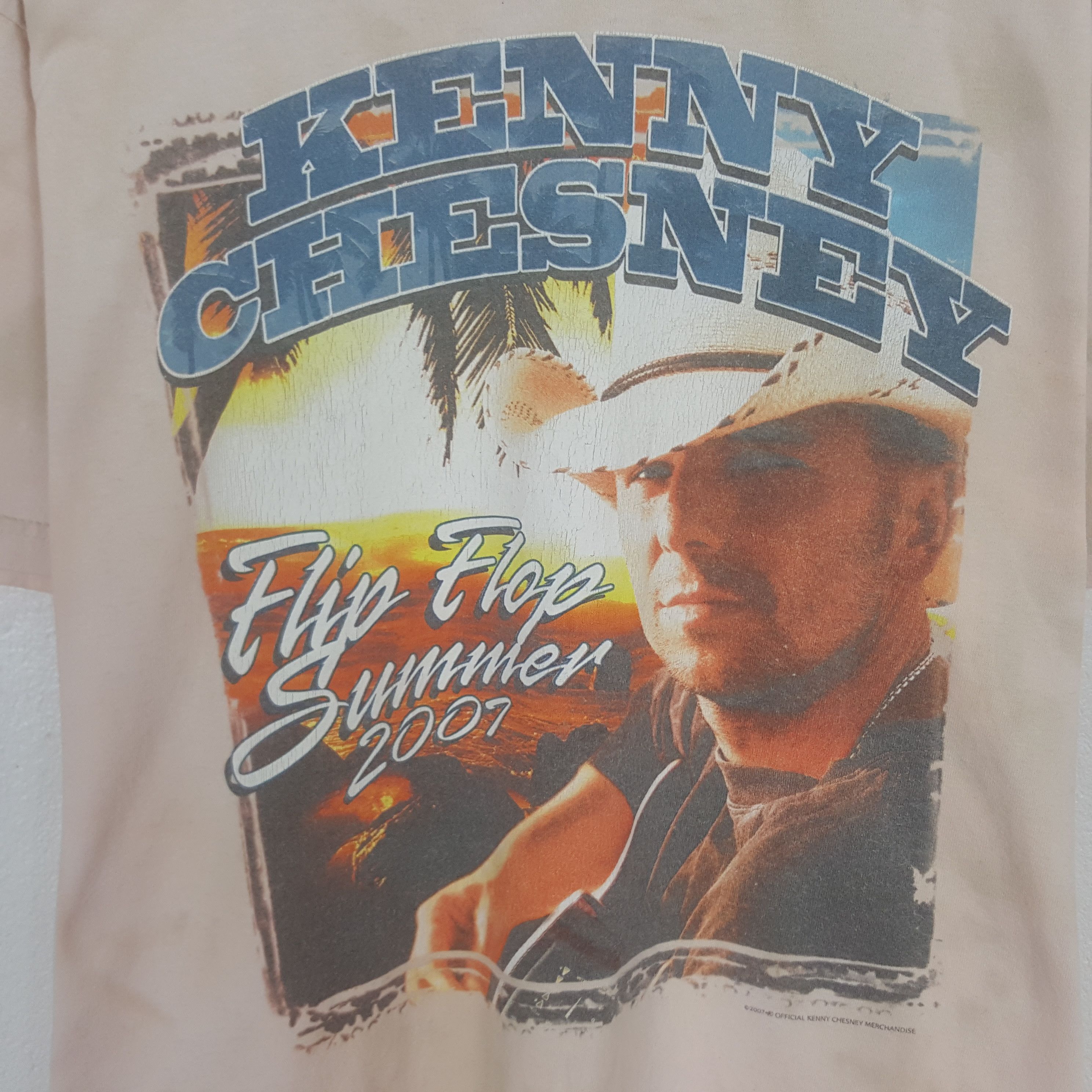 Other Vintage Kenny Chesney Flip Flop Summer 2007 Tshirt Size US L / EU 52-54 / 3 - 2 Thumbnail