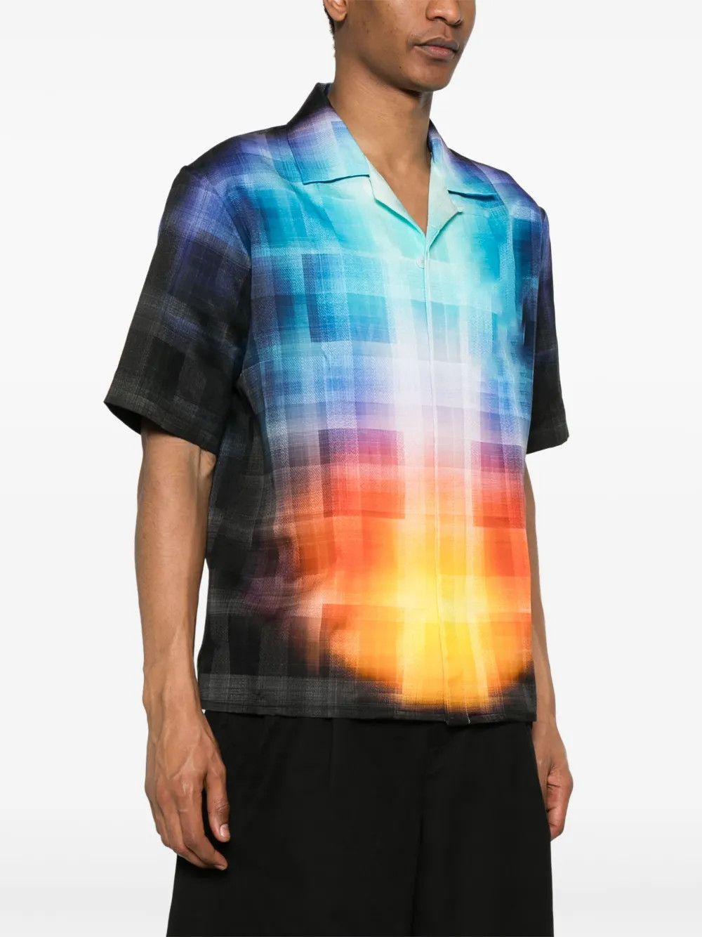 Other Gradient Check Shirt Size US S / EU 44-46 / 1 - 1 Thumbnail