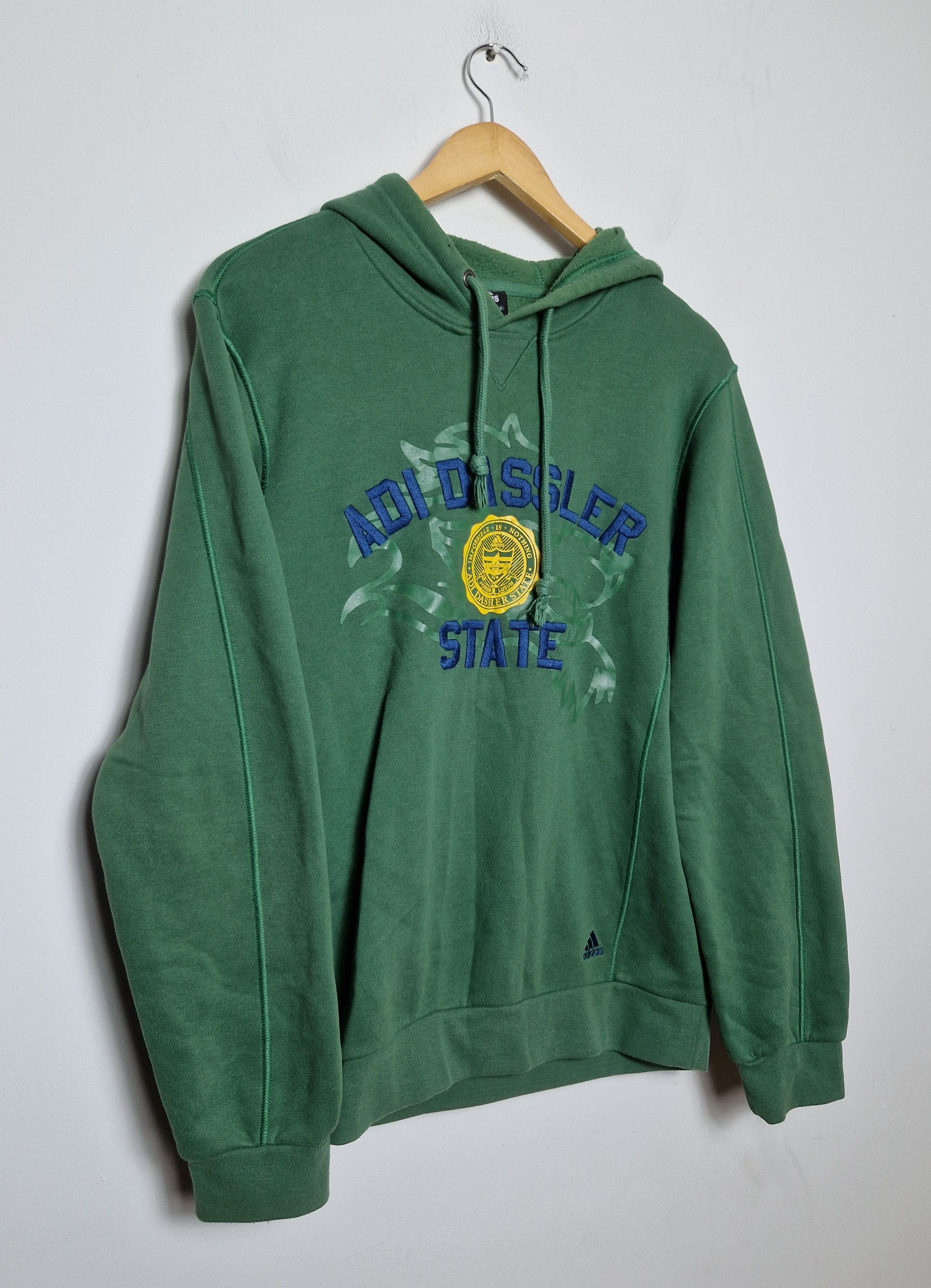 Adidas × Vintage Adidas Adi Dassler ADU vintage y2k university hoodie Size US L / EU 52-54 / 3 - 3 Thumbnail