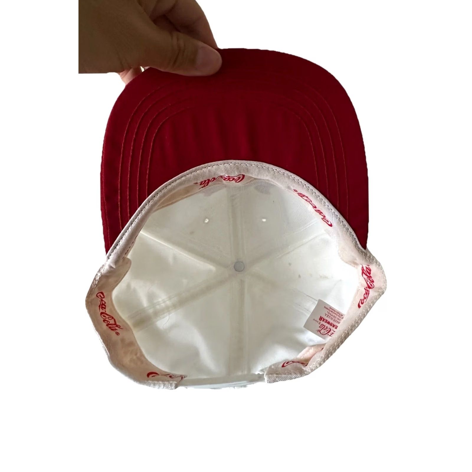 Vintage VINTAGE Coca Cola Hat Snapback One Size White Men Adjustable 90s Polar Bear Coca-Cola RARE Size ONE SIZE - 7 Thumbnail