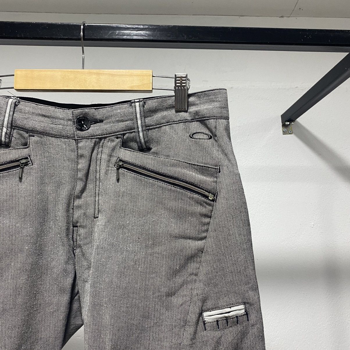 Oakley × Vintage Sickkk☠️Oakley Curved Leg Skull Pants Size US 31 - 2 Thumbnail