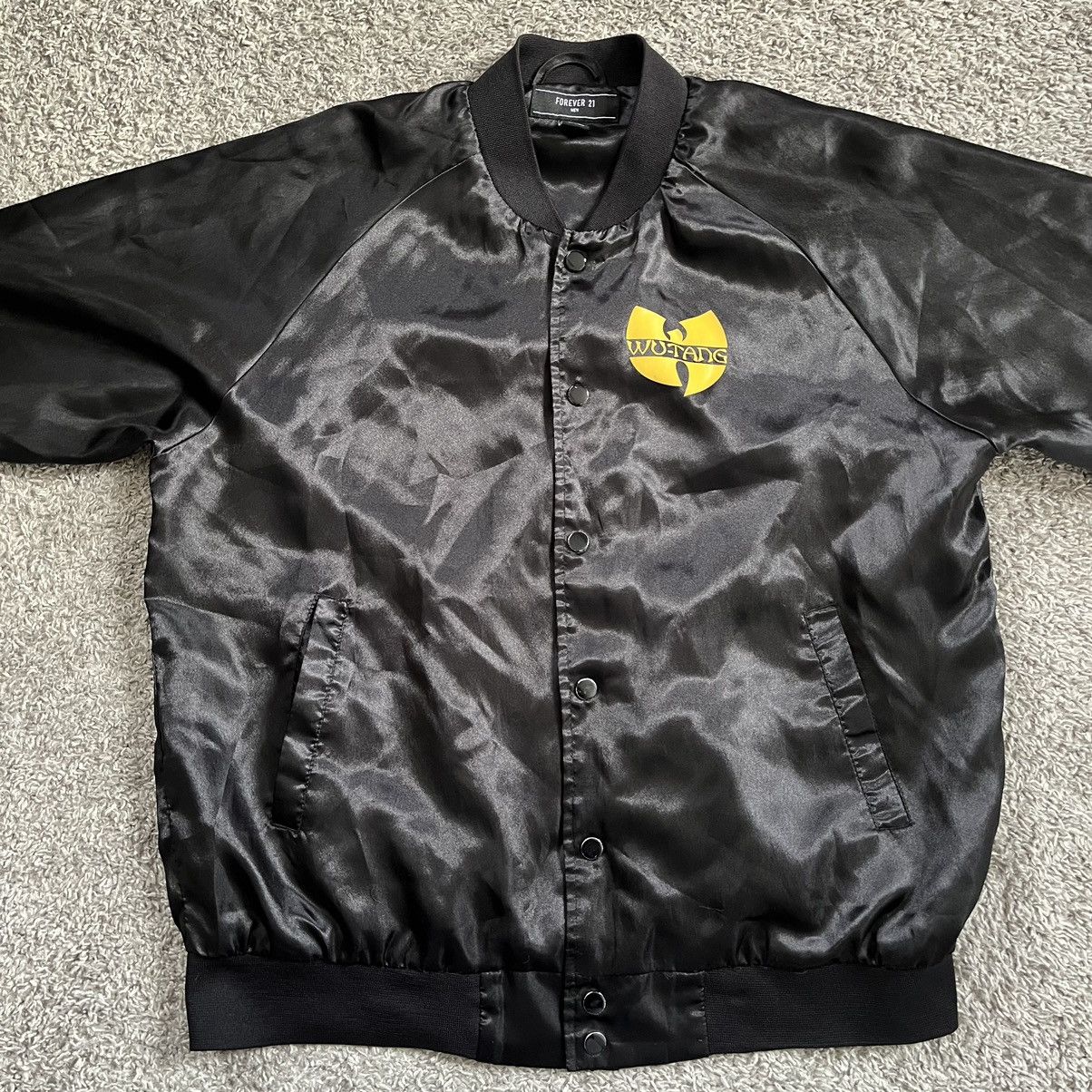 Forever 21 × Wu-Tang Clan 🔴Wu-Tang Jacket Size Large Black Yellow WuTang CREAM Raekwon Size US L / EU 52-54 / 3 - 8 Thumbnail