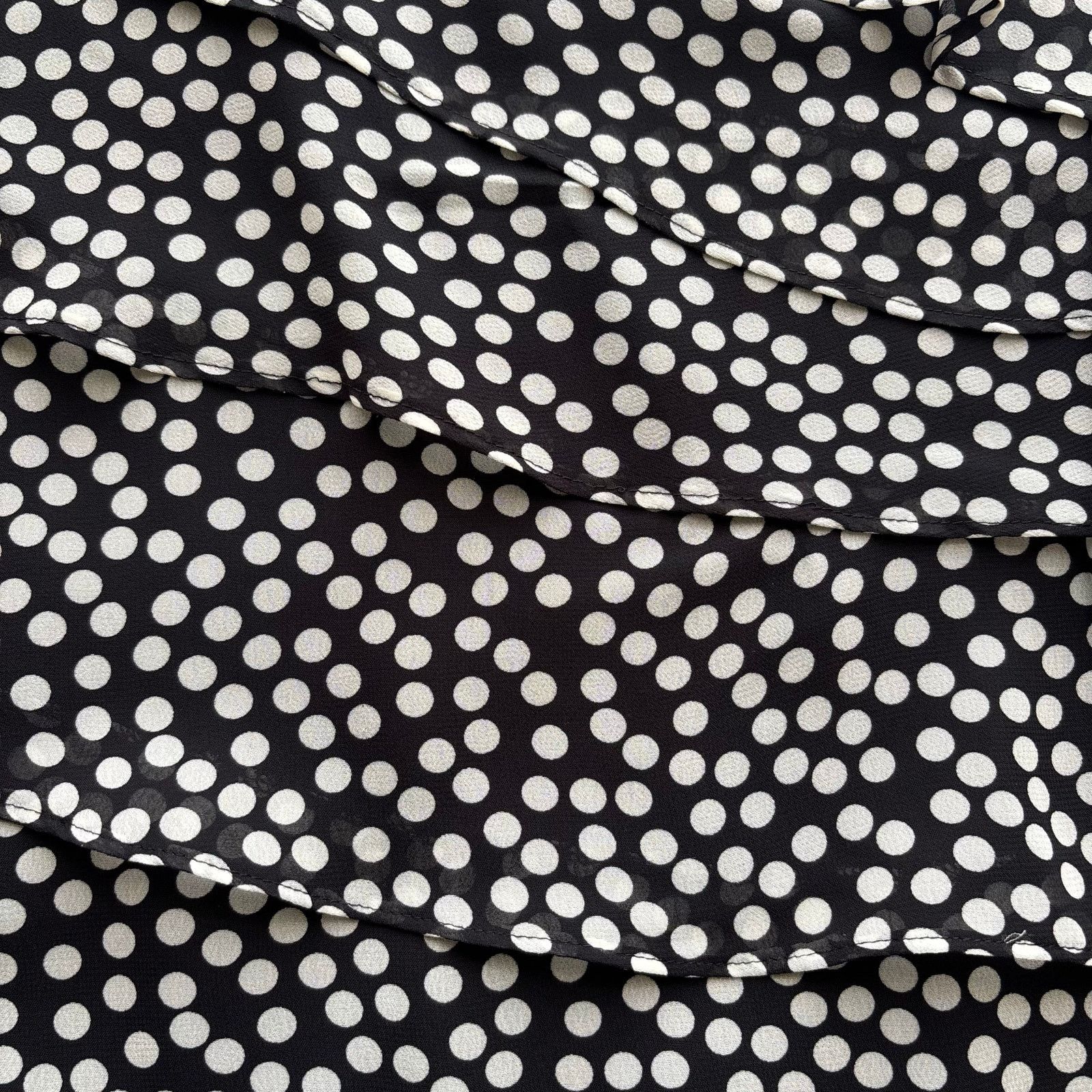 Other Nue Options Black & White Polka Dots Ruffle Tank Top Size L Size L / US 10 / IT 46 - 9 Thumbnail