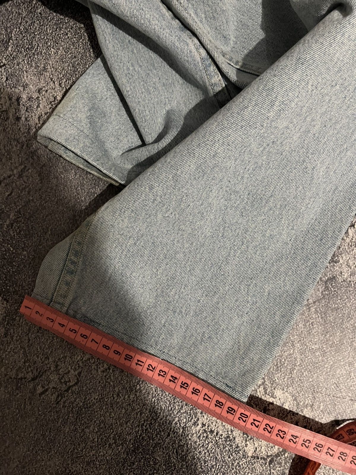 Vintage Vintage Baggy Wide Leg Archive Jean — Avant Garde Fashion Size US 37 - 12 Thumbnail