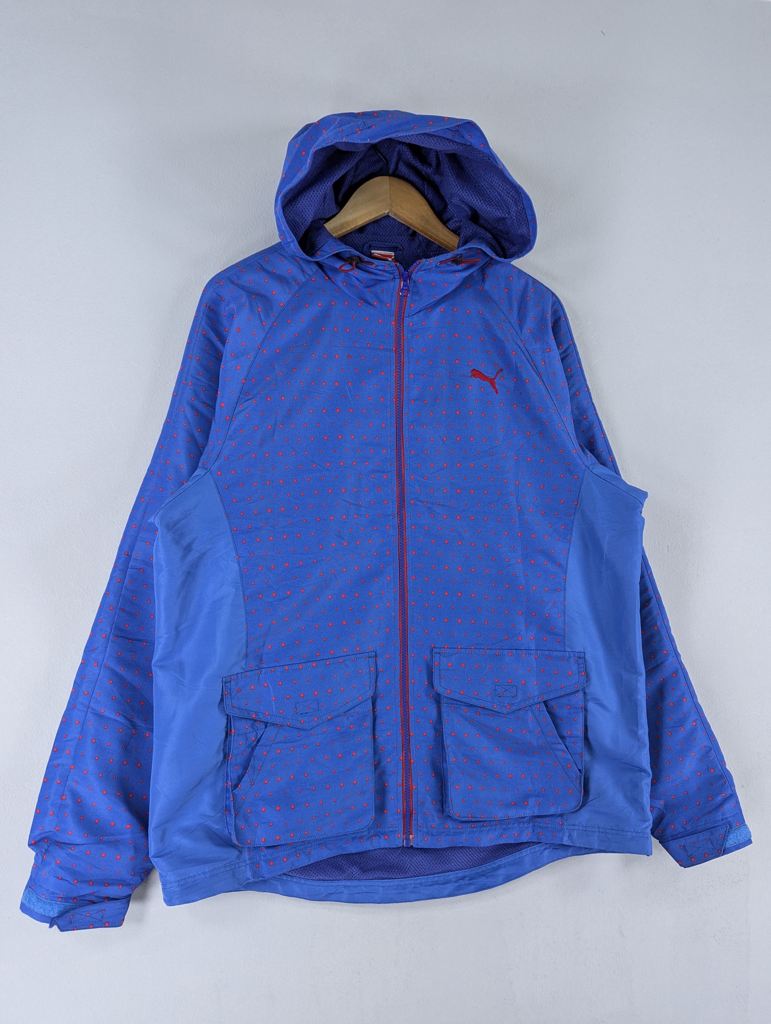 Puma Puma Lifestyle Polkadot Light Zipper Hoodie Jacket Size US L / EU 52-54 / 3 - 3 Thumbnail