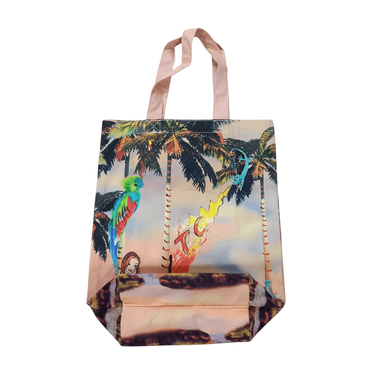 Tsumori Chisato Tsumori Chisato TC Mermaid Island Canvas Tote Bag Size ONE SIZE - 6 Thumbnail