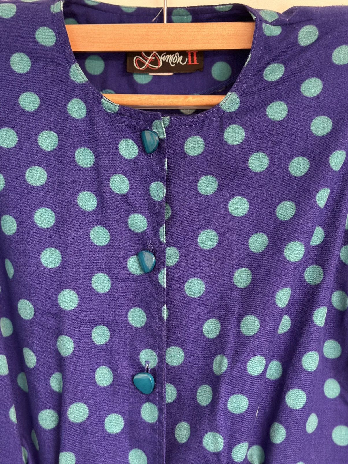 Other Vintage 1970s Polka Dot Dress! Size M / US 6-8 / IT 42-44 - 3 Thumbnail